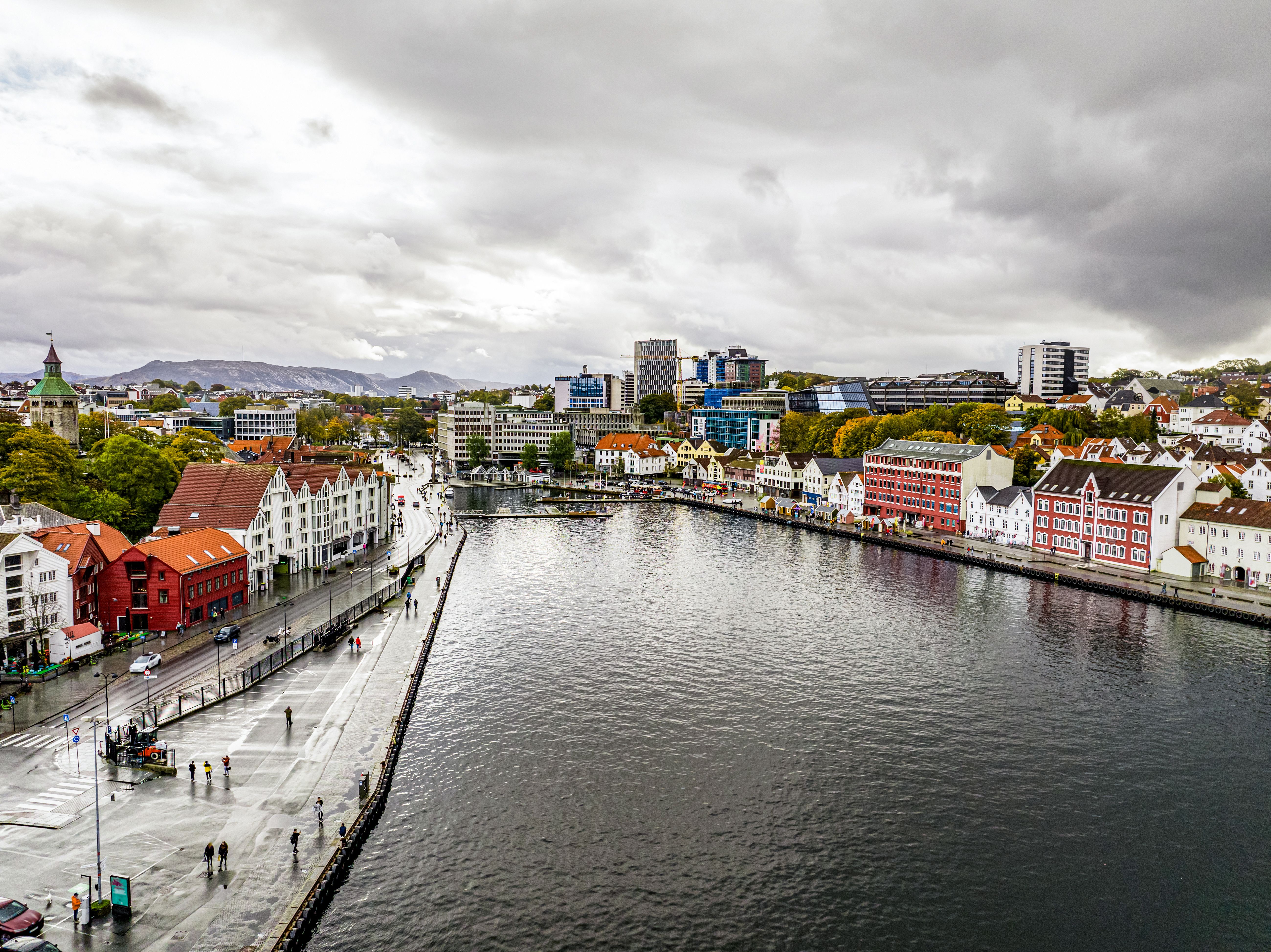 Aerial view of Stavanger Sentrum Aerial view of Stavanger Sentrum