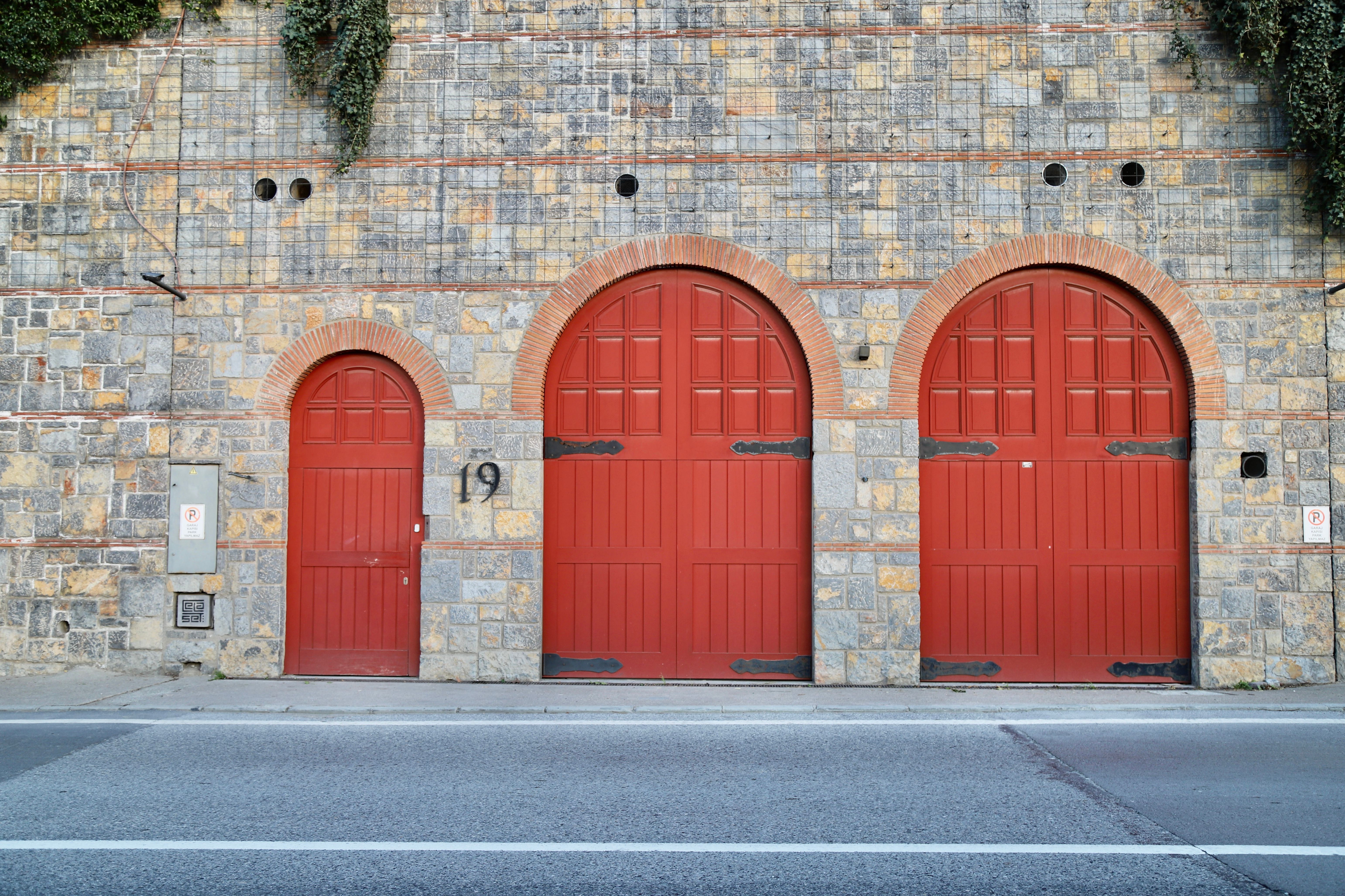 wood garage door