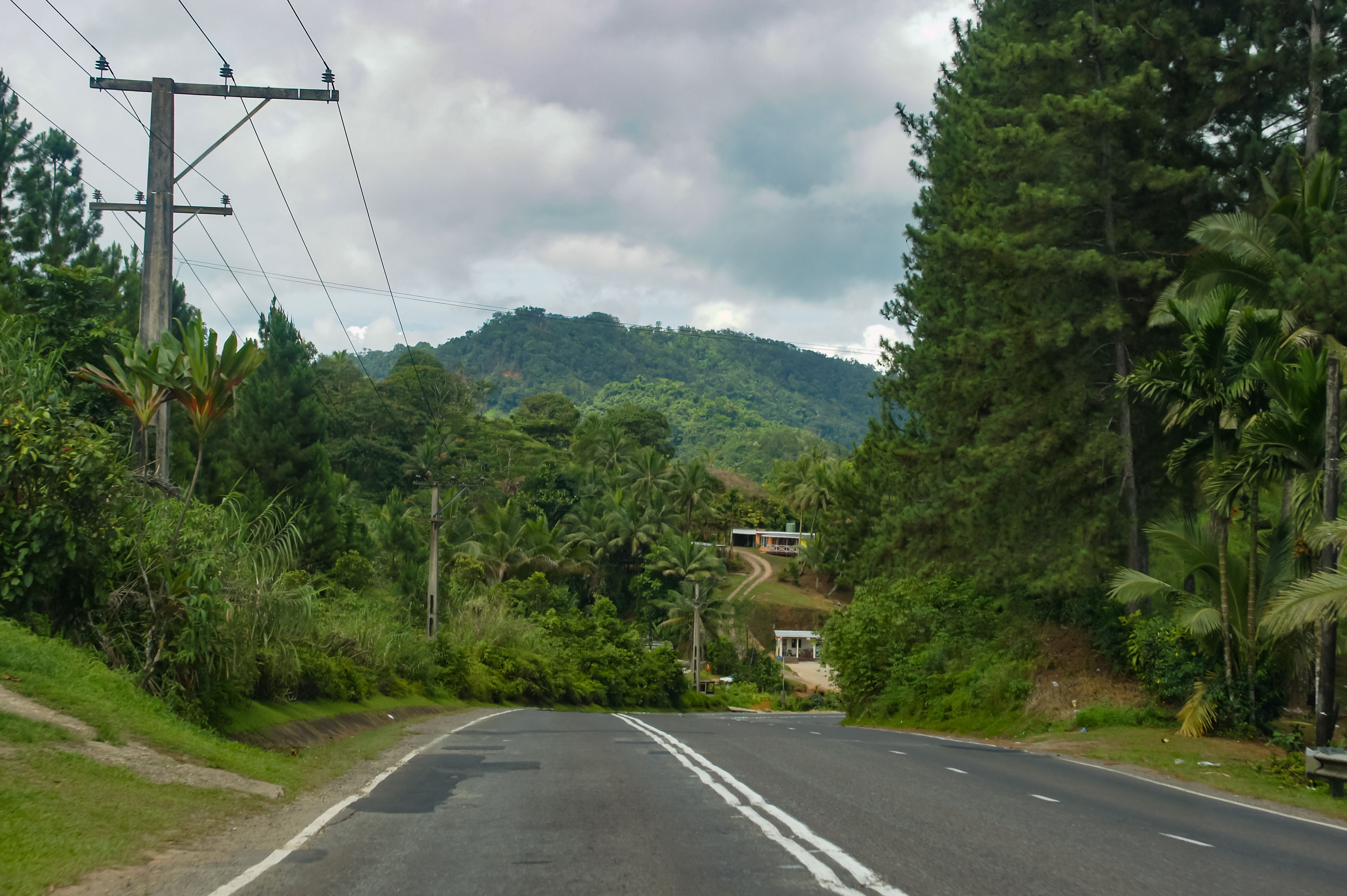 road construction Fiji