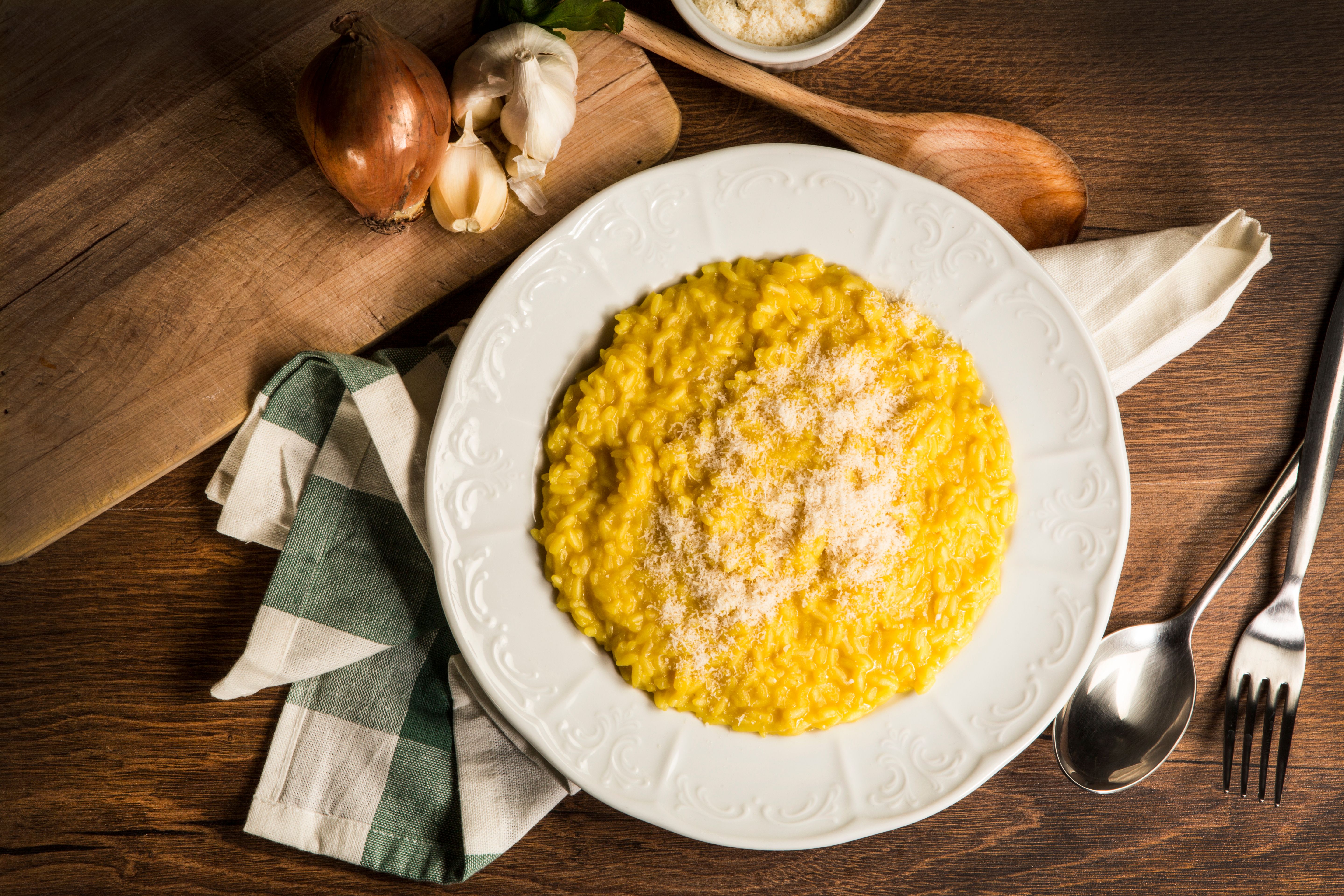 saffron risotto