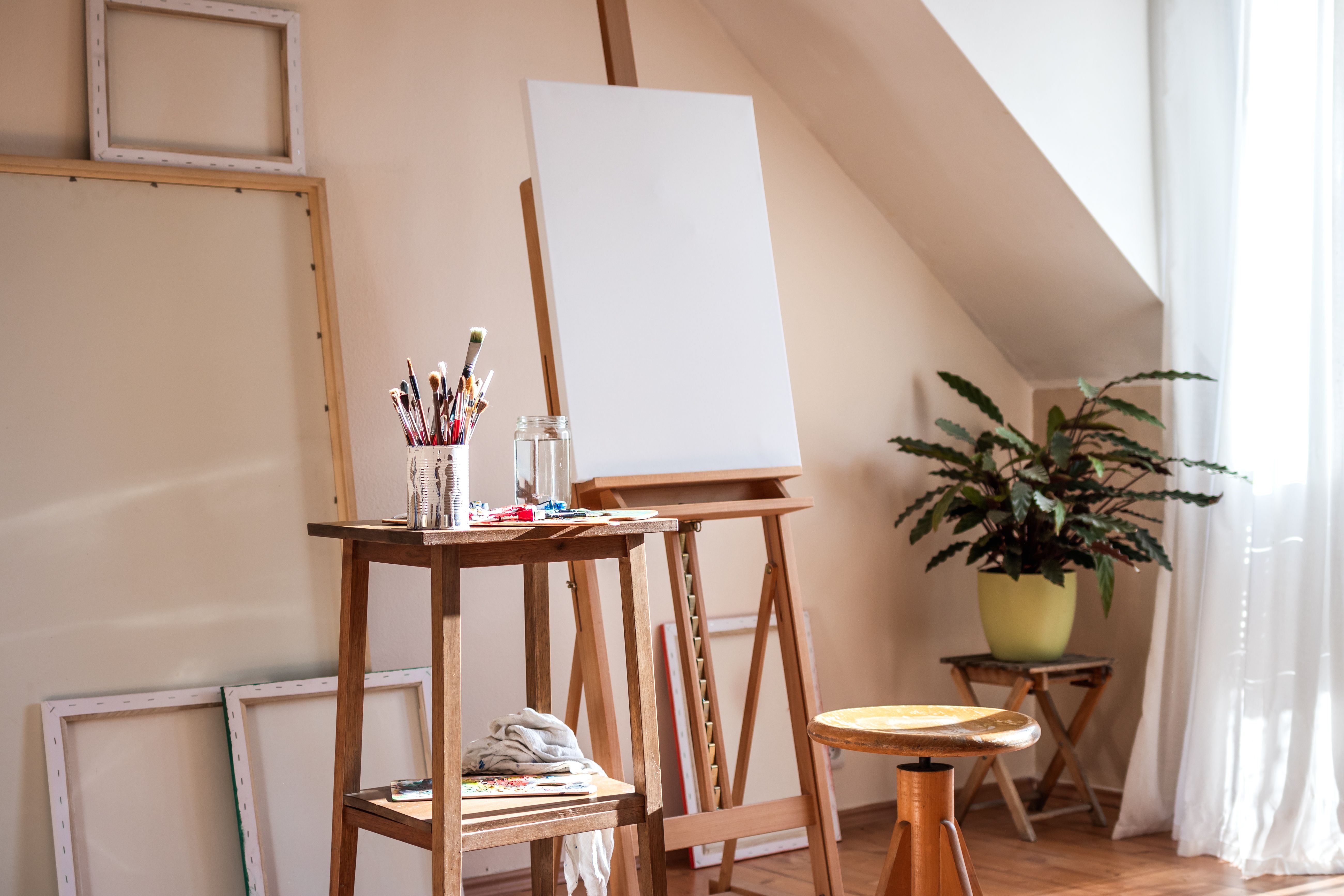artist studio canvas