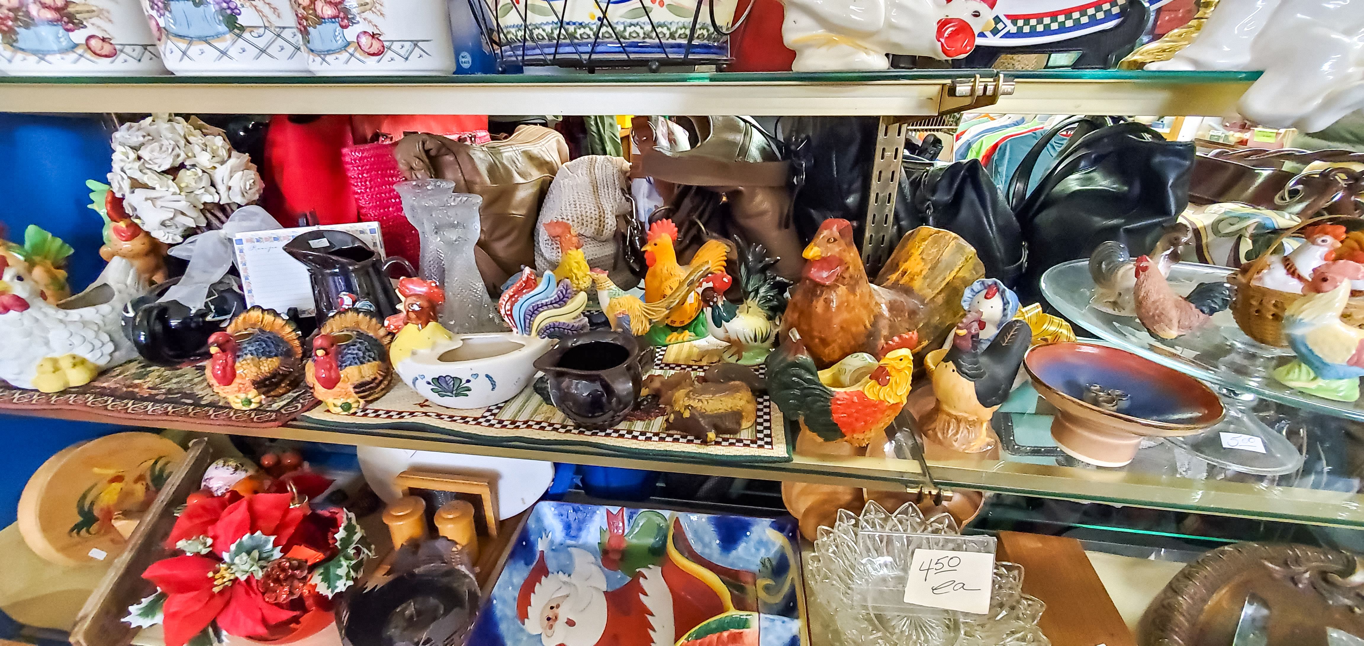 thrift store shopping