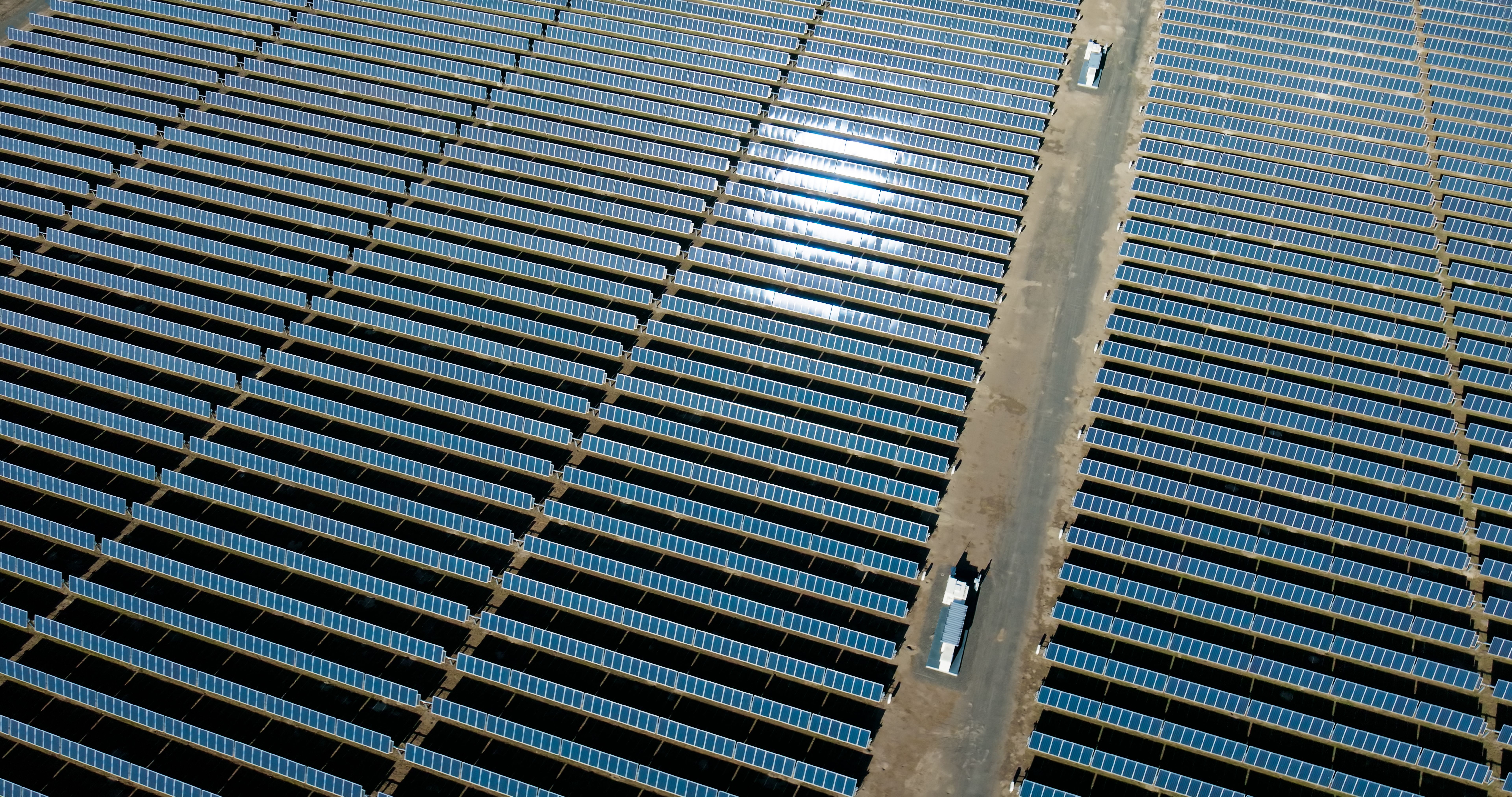 solar farm aerial