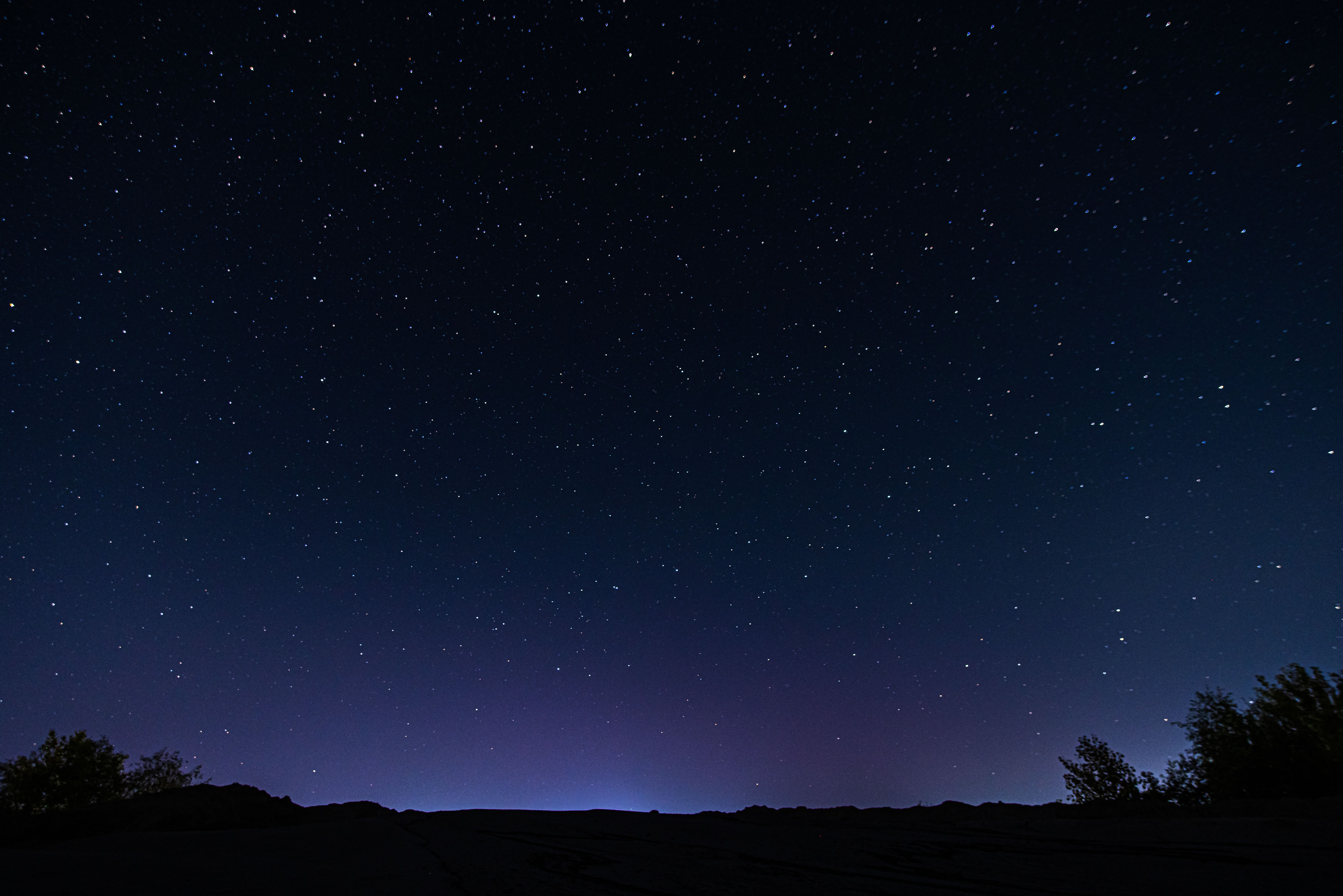 starry desert night