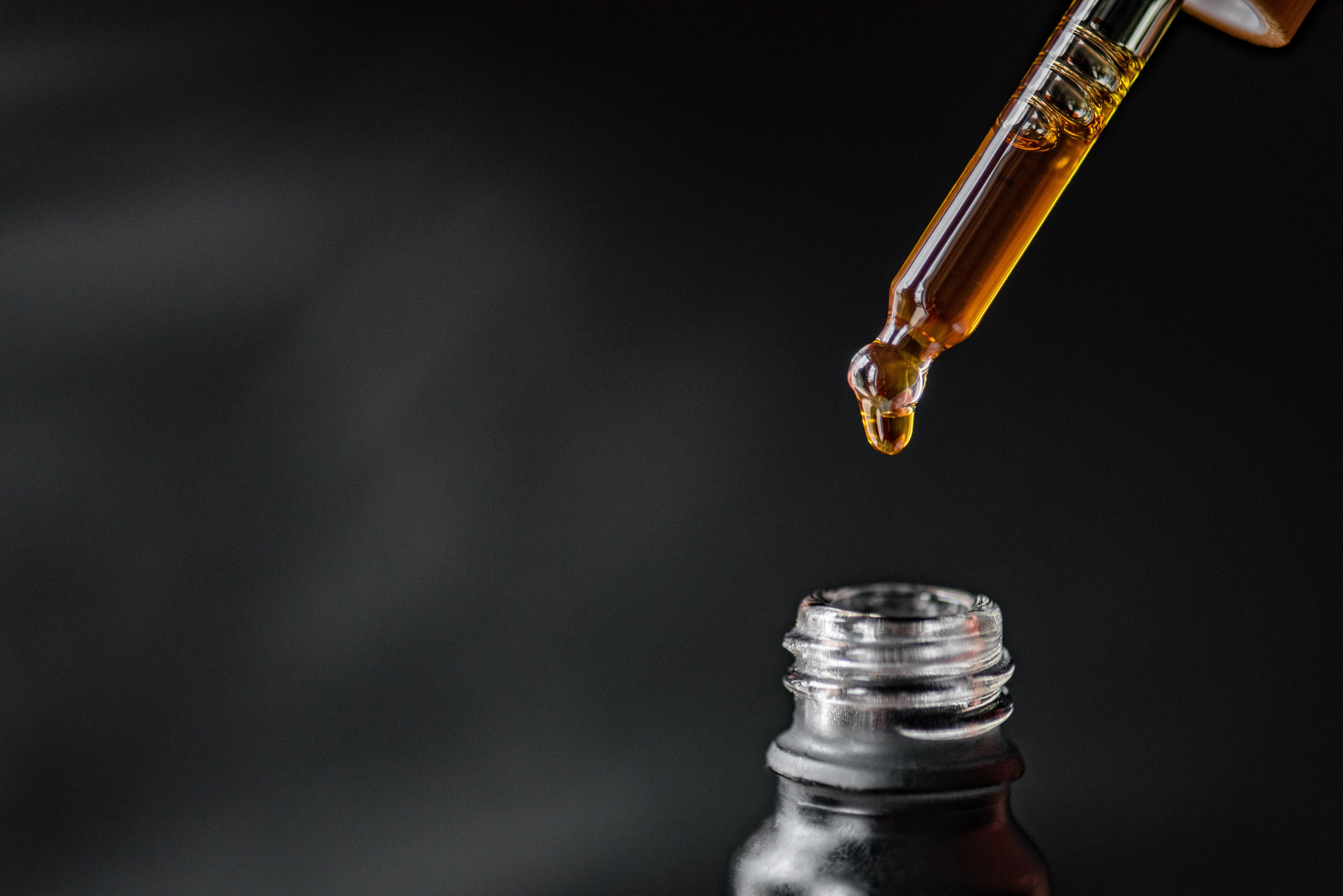 cbd oil bottle