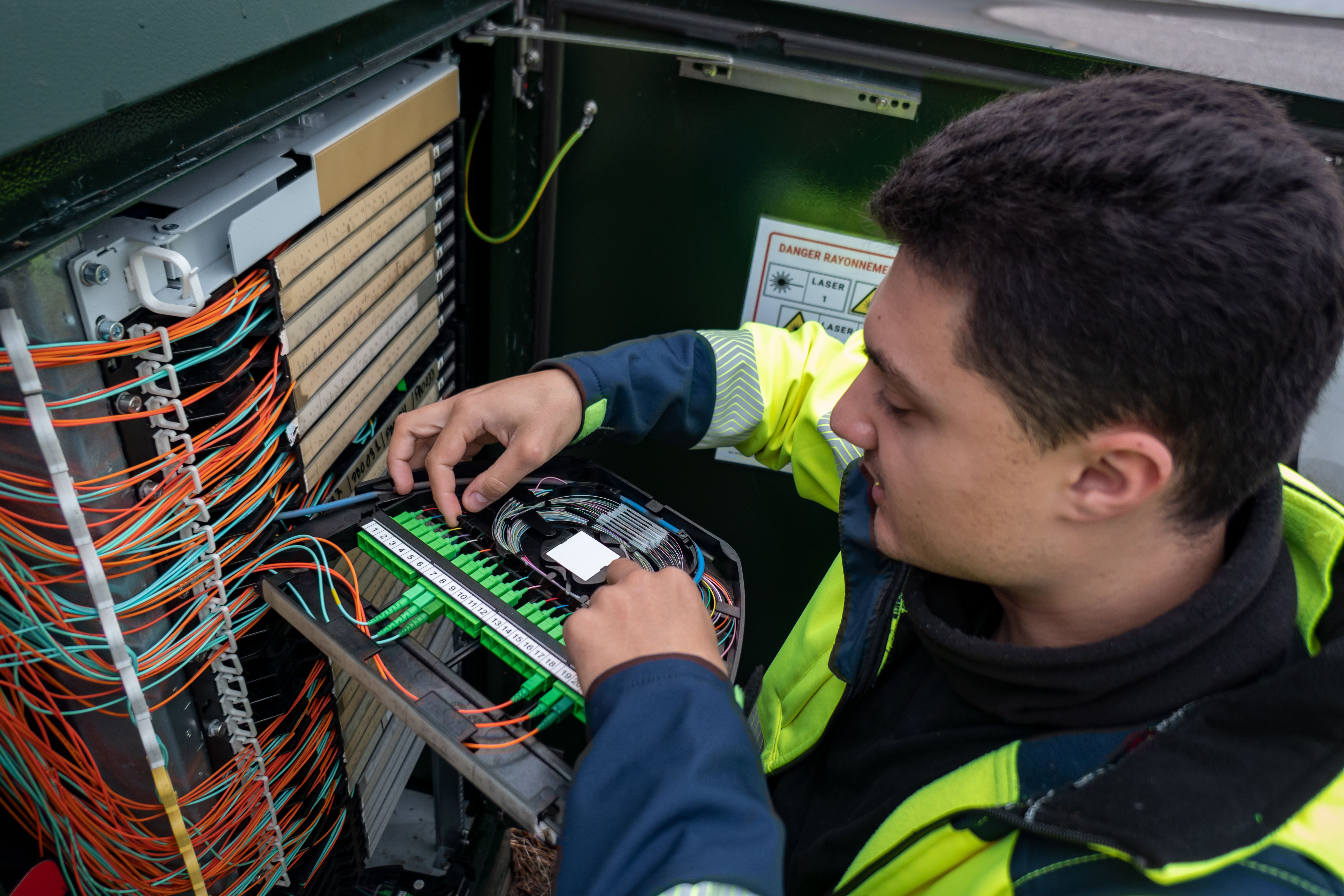 fiber optic installation