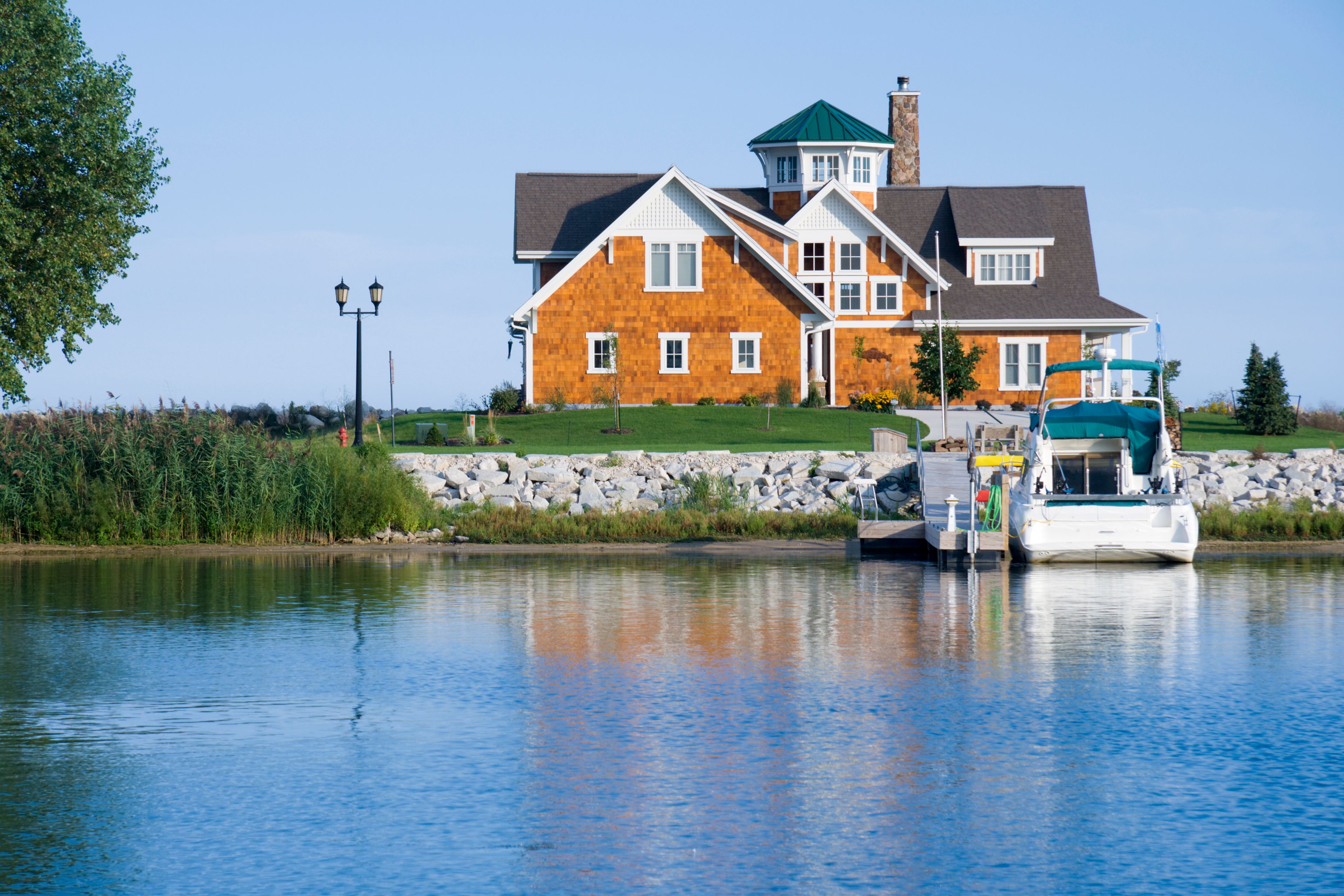 luxury waterfront home