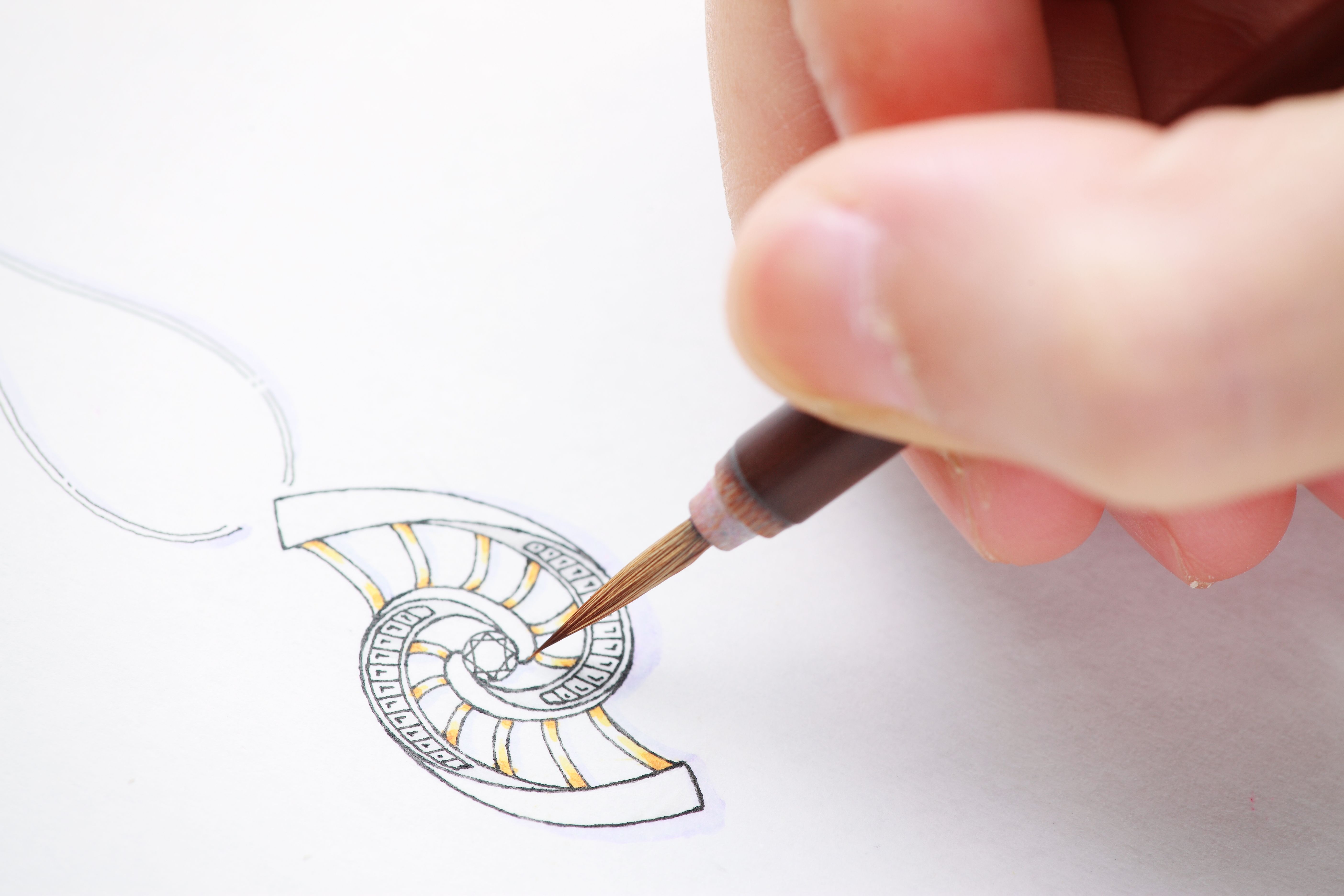 sketching jewellery