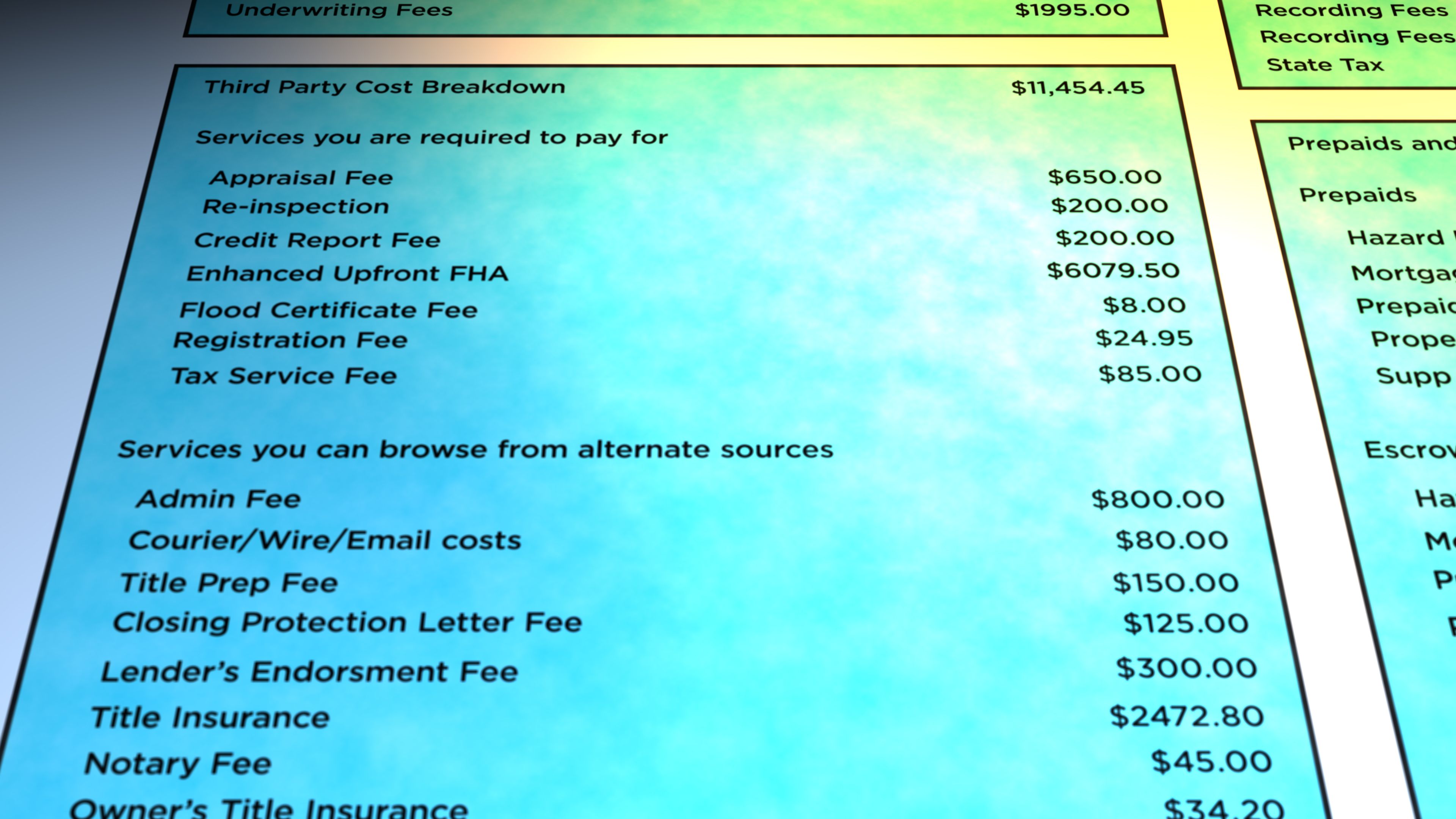 title insurance document