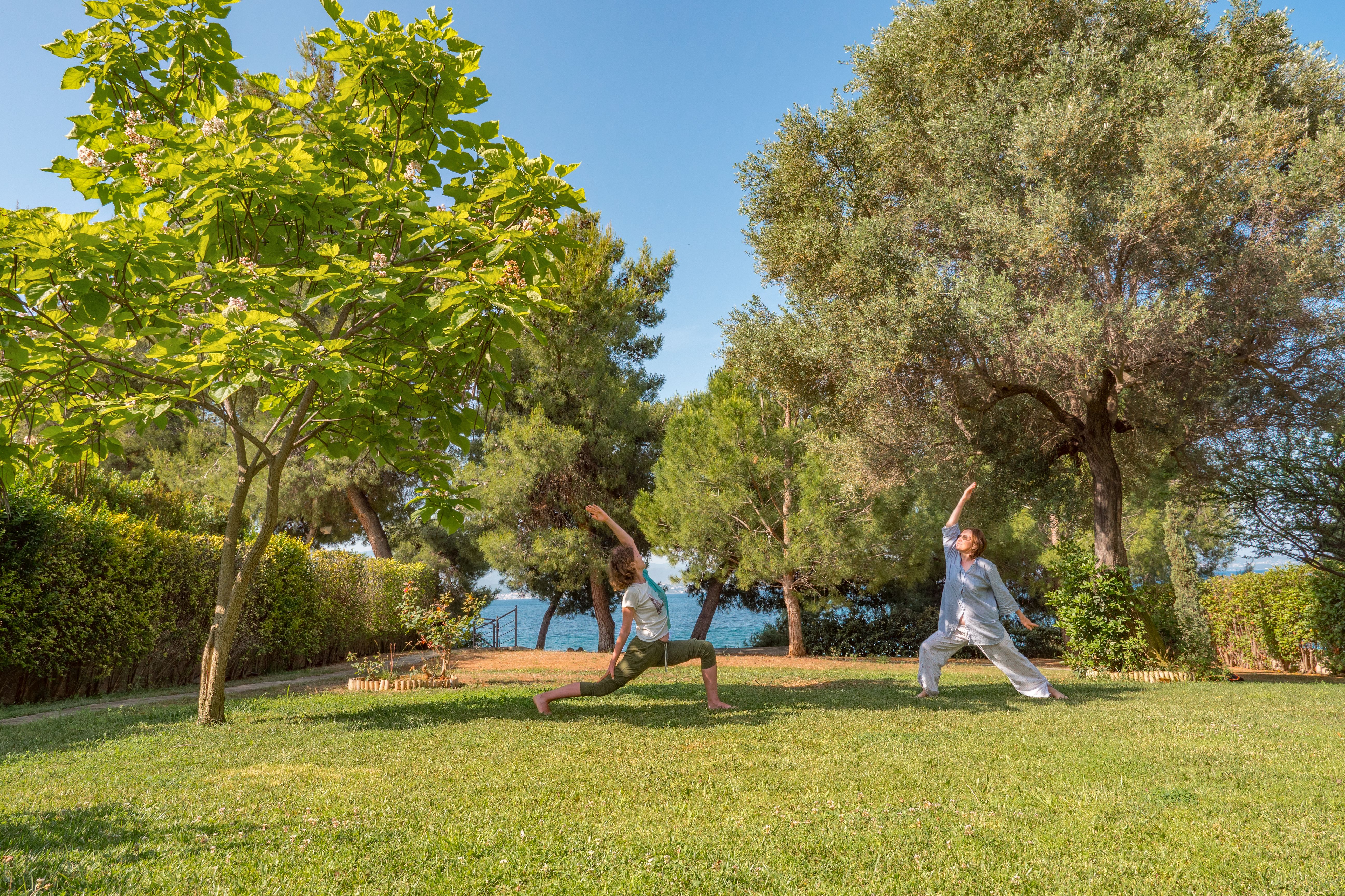 spring yoga greece
