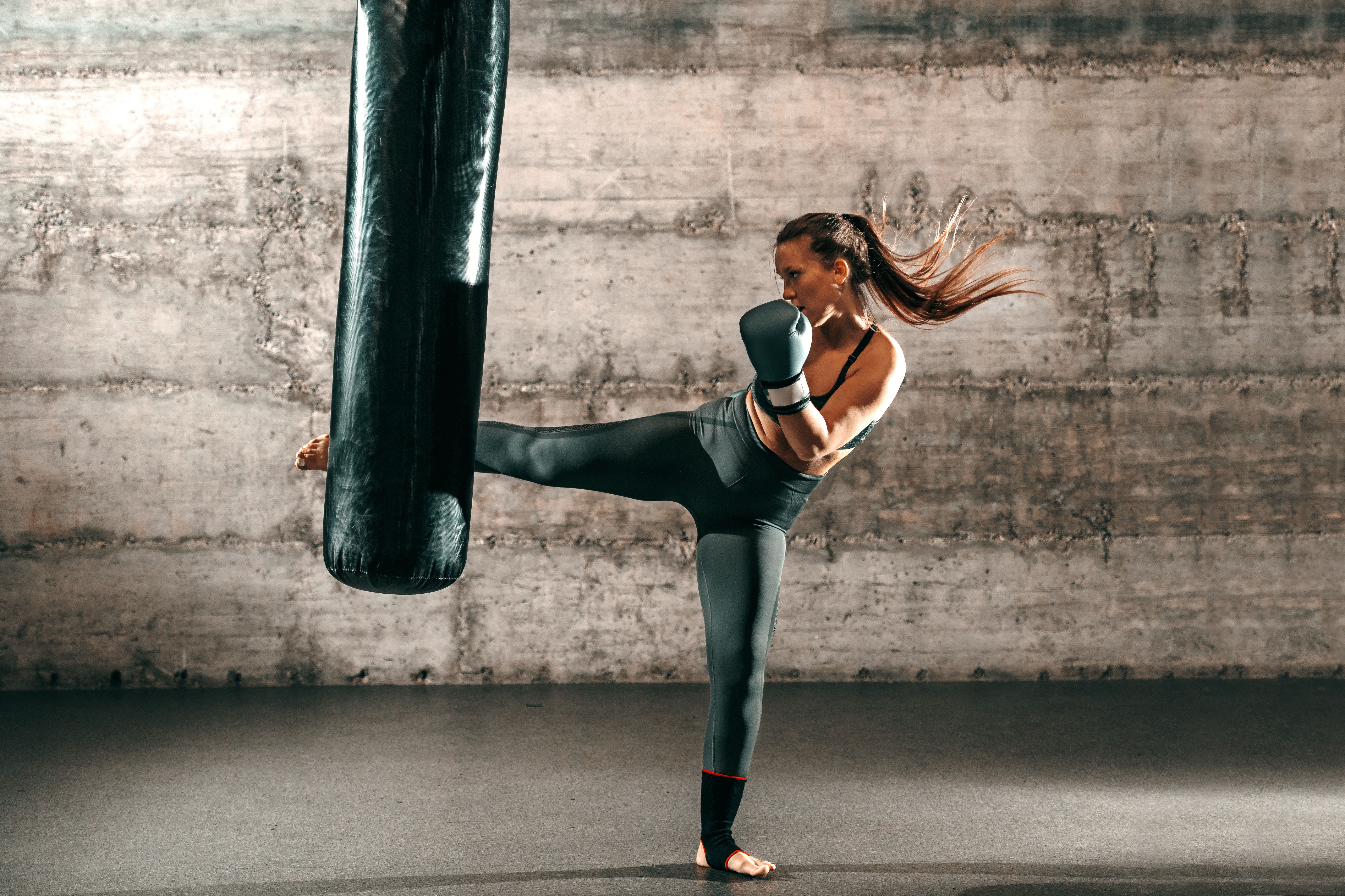 kickboxing training