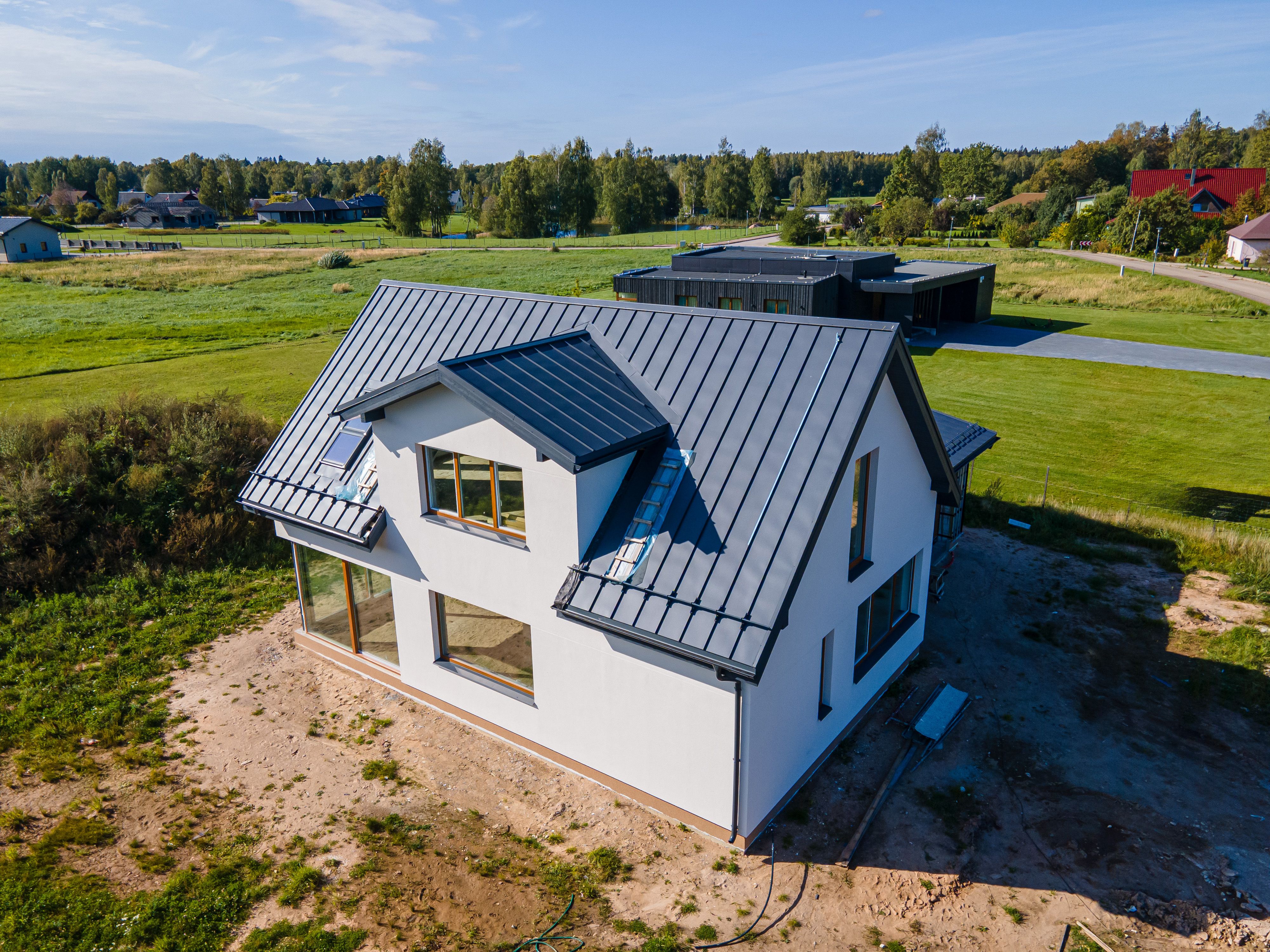 modern house roof
