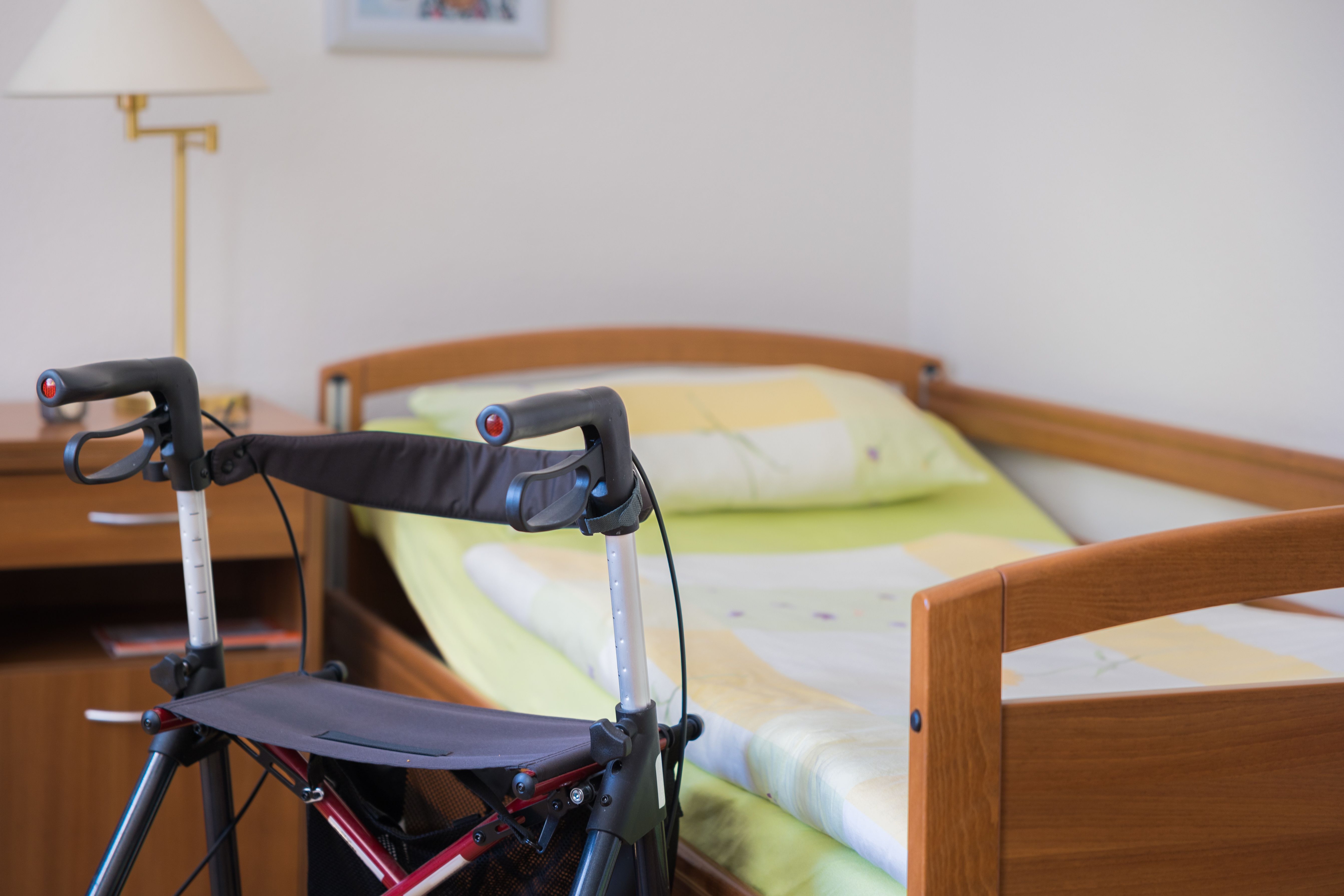 Bedroom in a Nursing Care Home