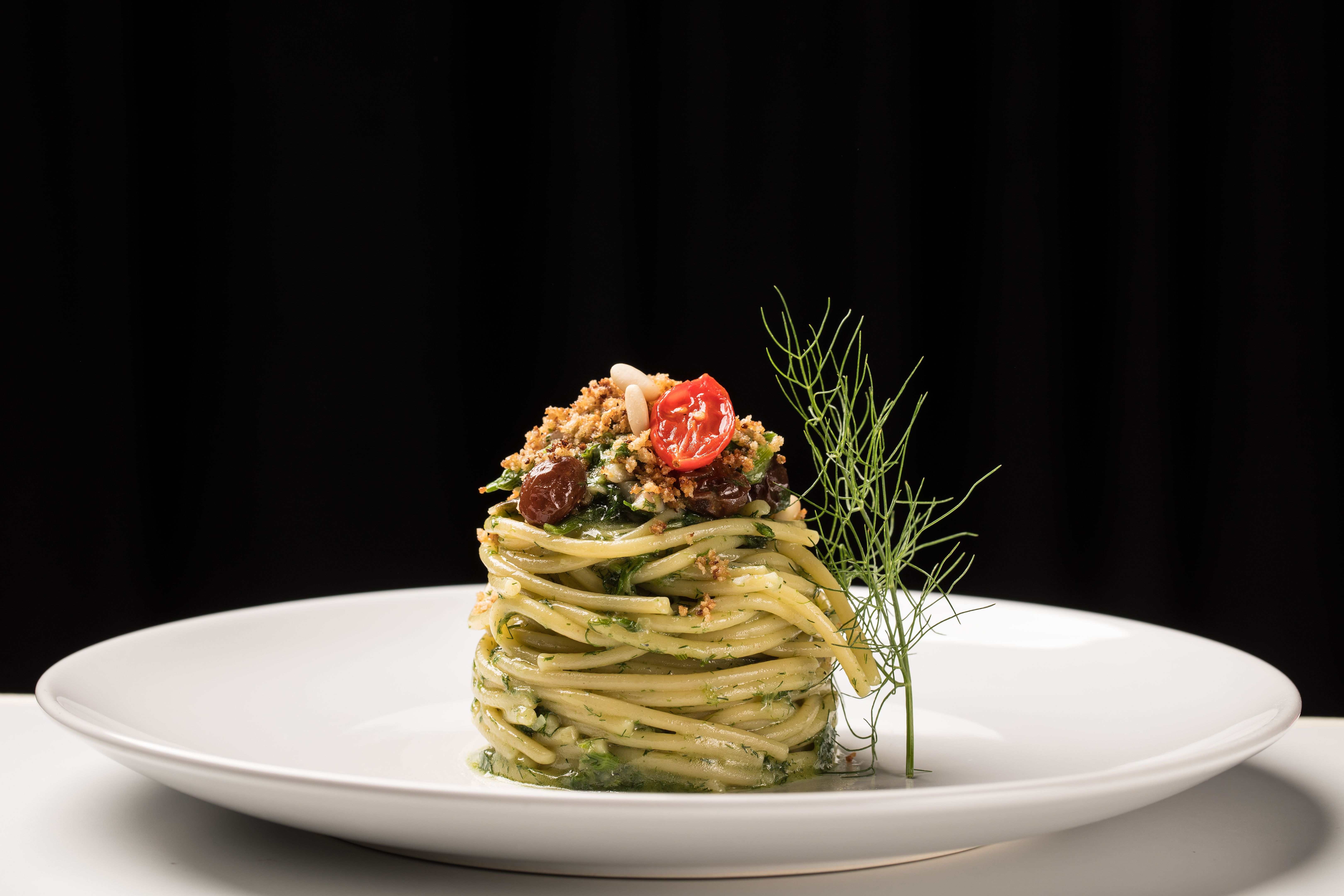 Italian restaurant dish