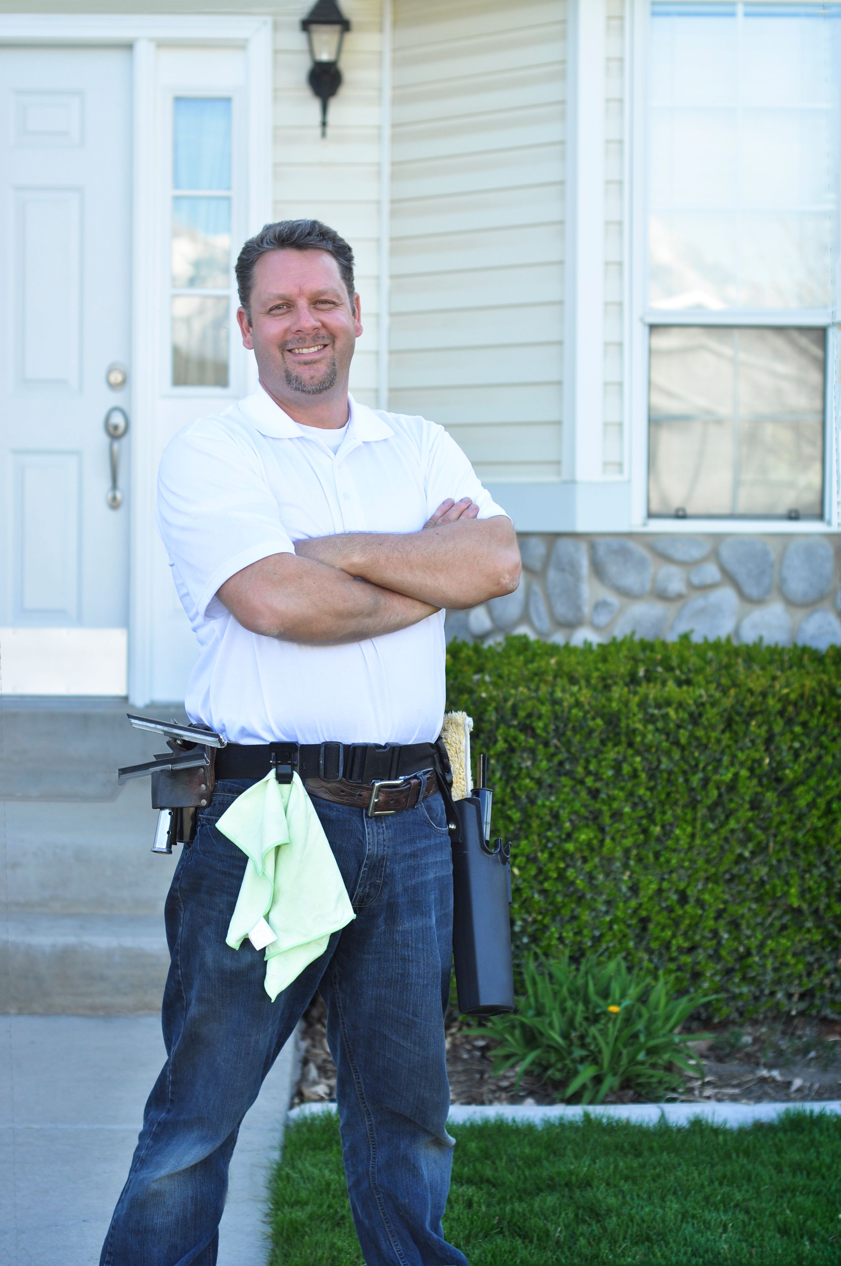 local window washing