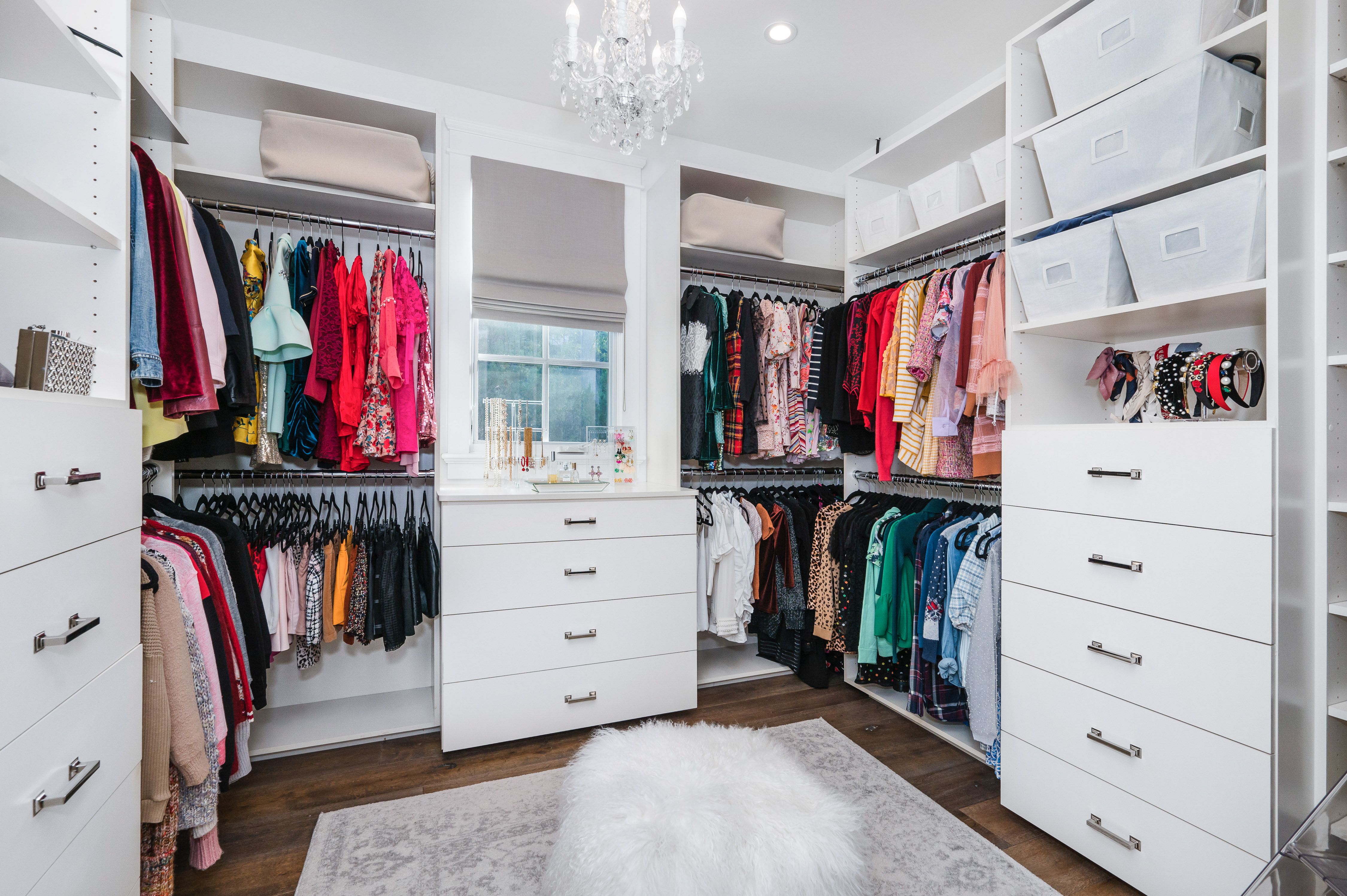 small closet organization
