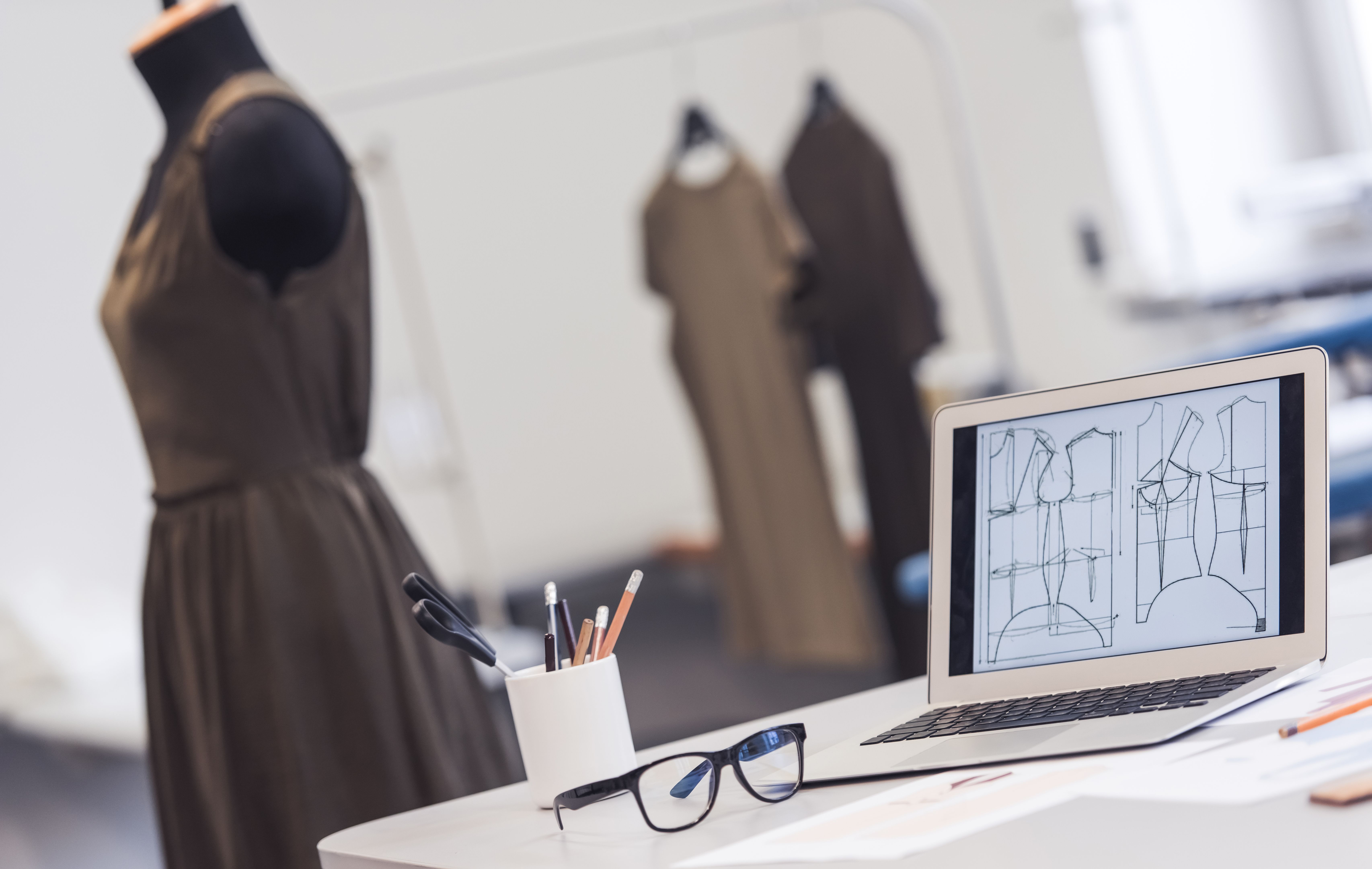 Dressmaker's work place Dressmaker's work place