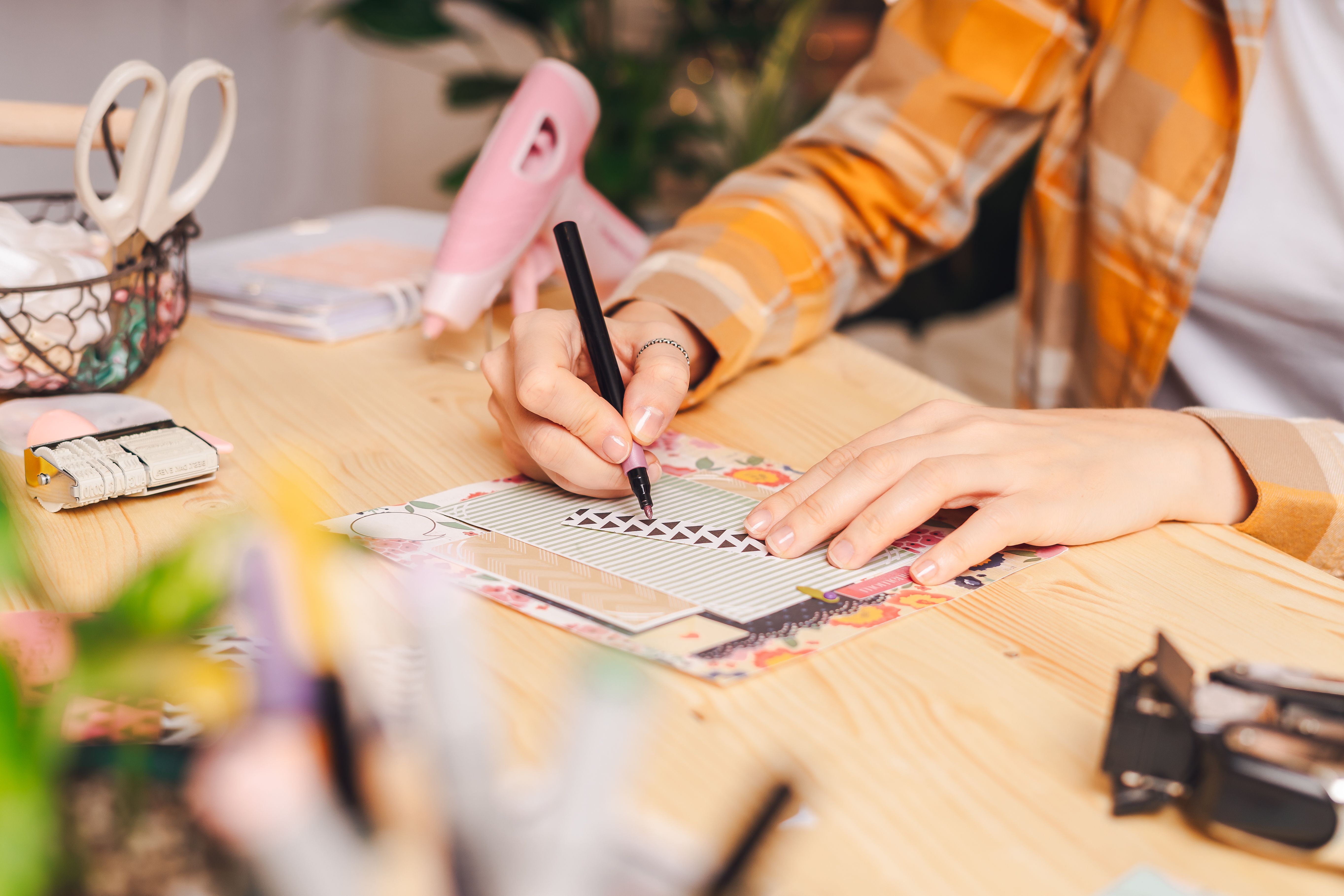 crafting greeting cards