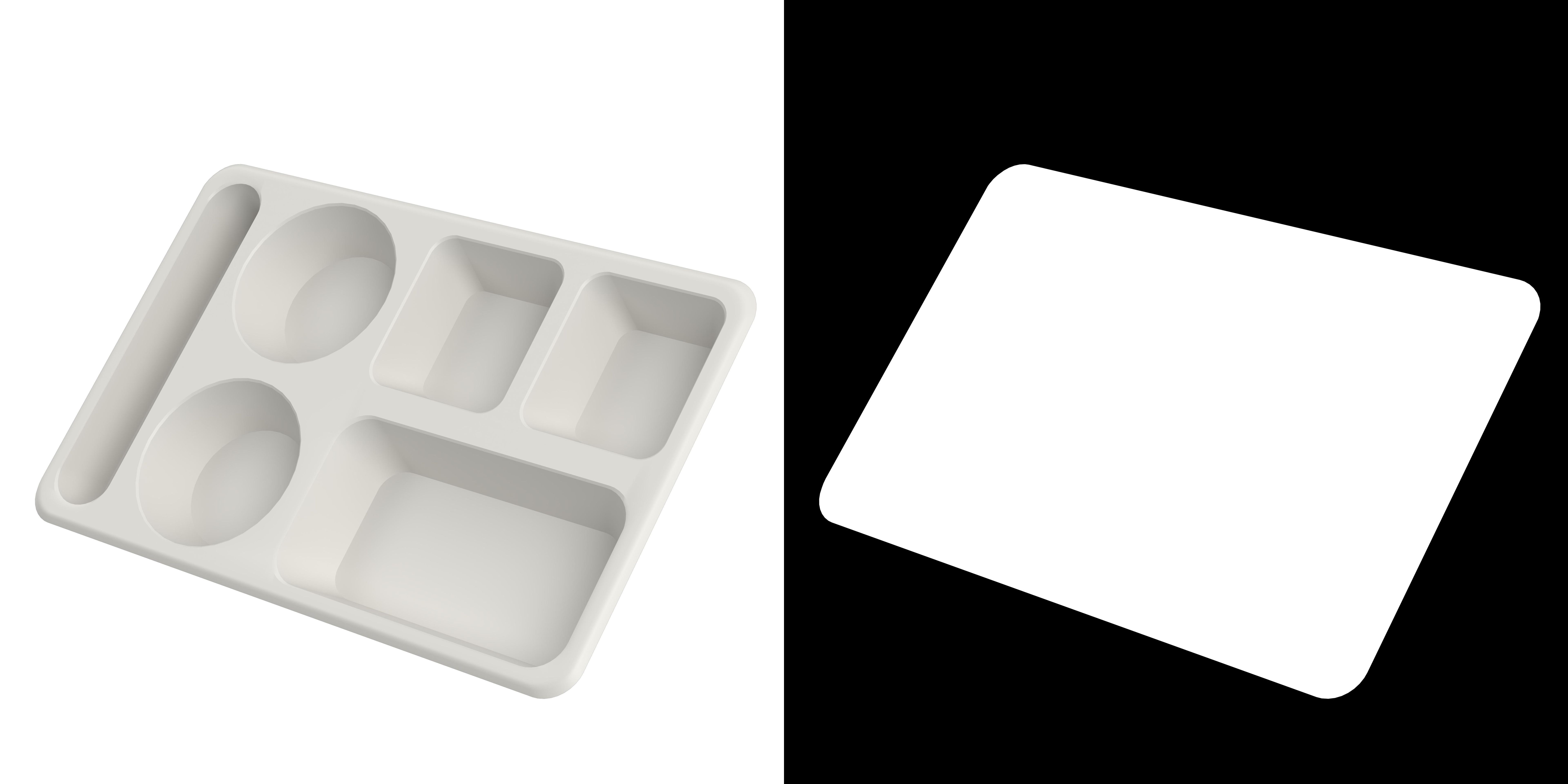 rolling tray with compartments