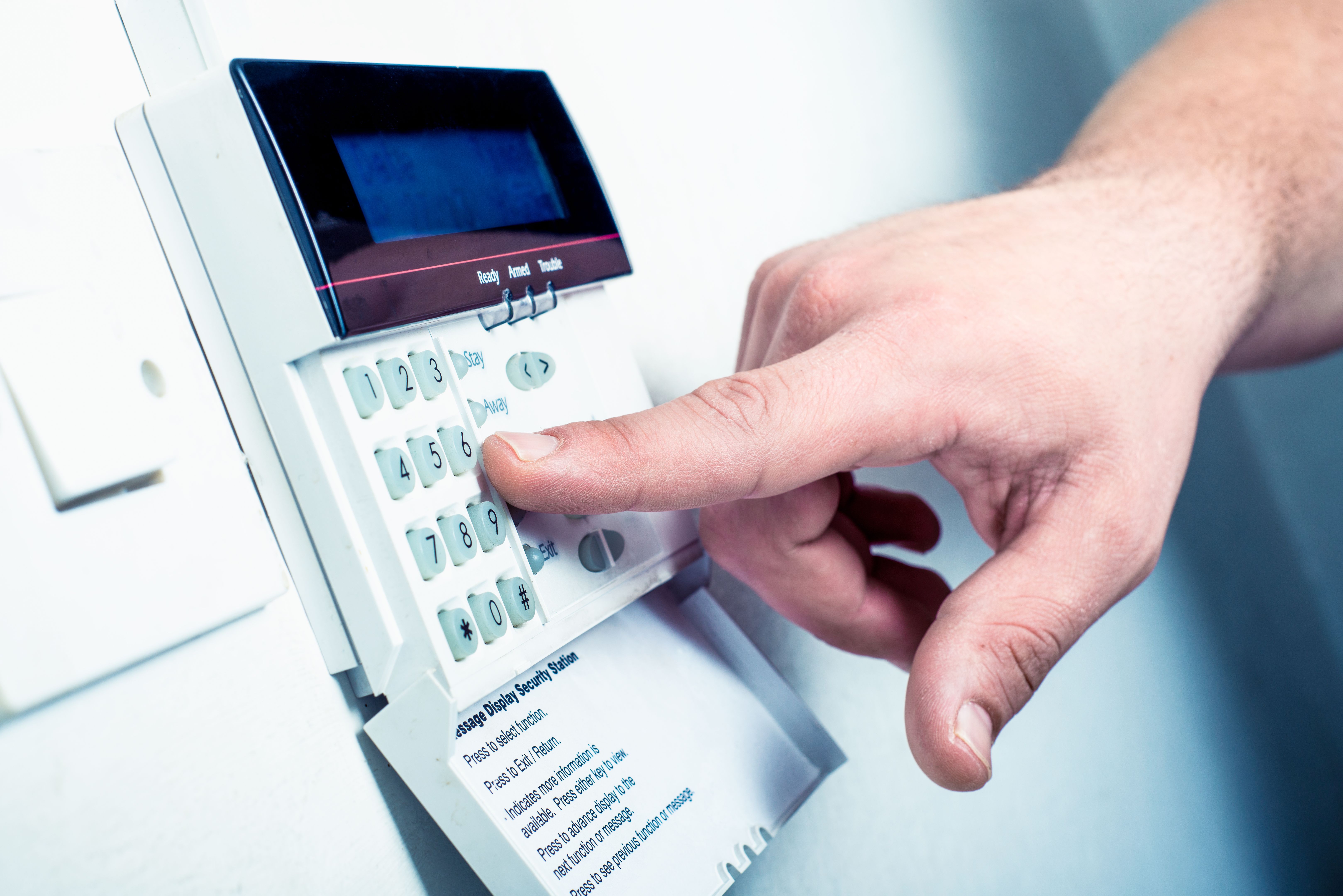 alarm system types