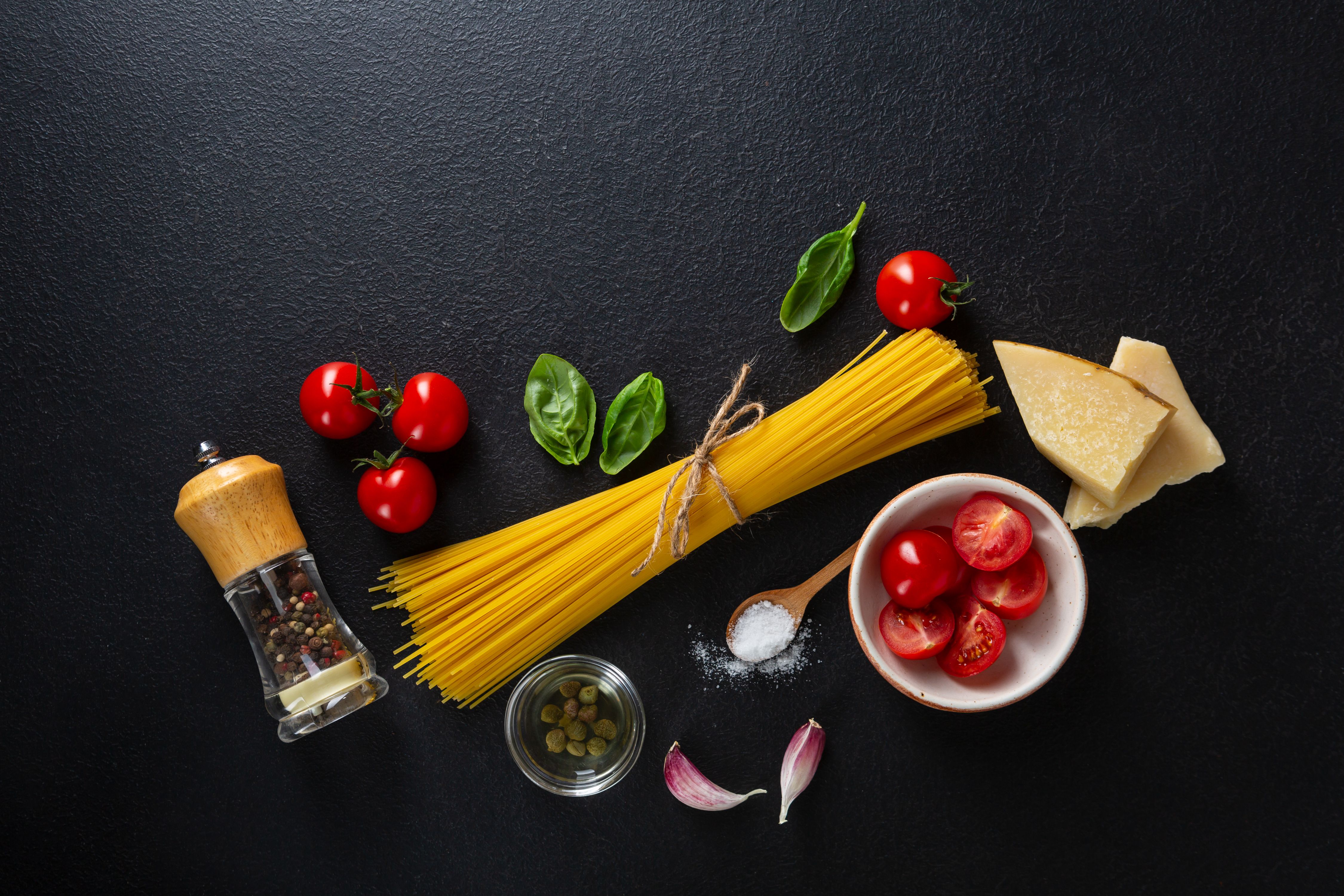 ingredients for pasta