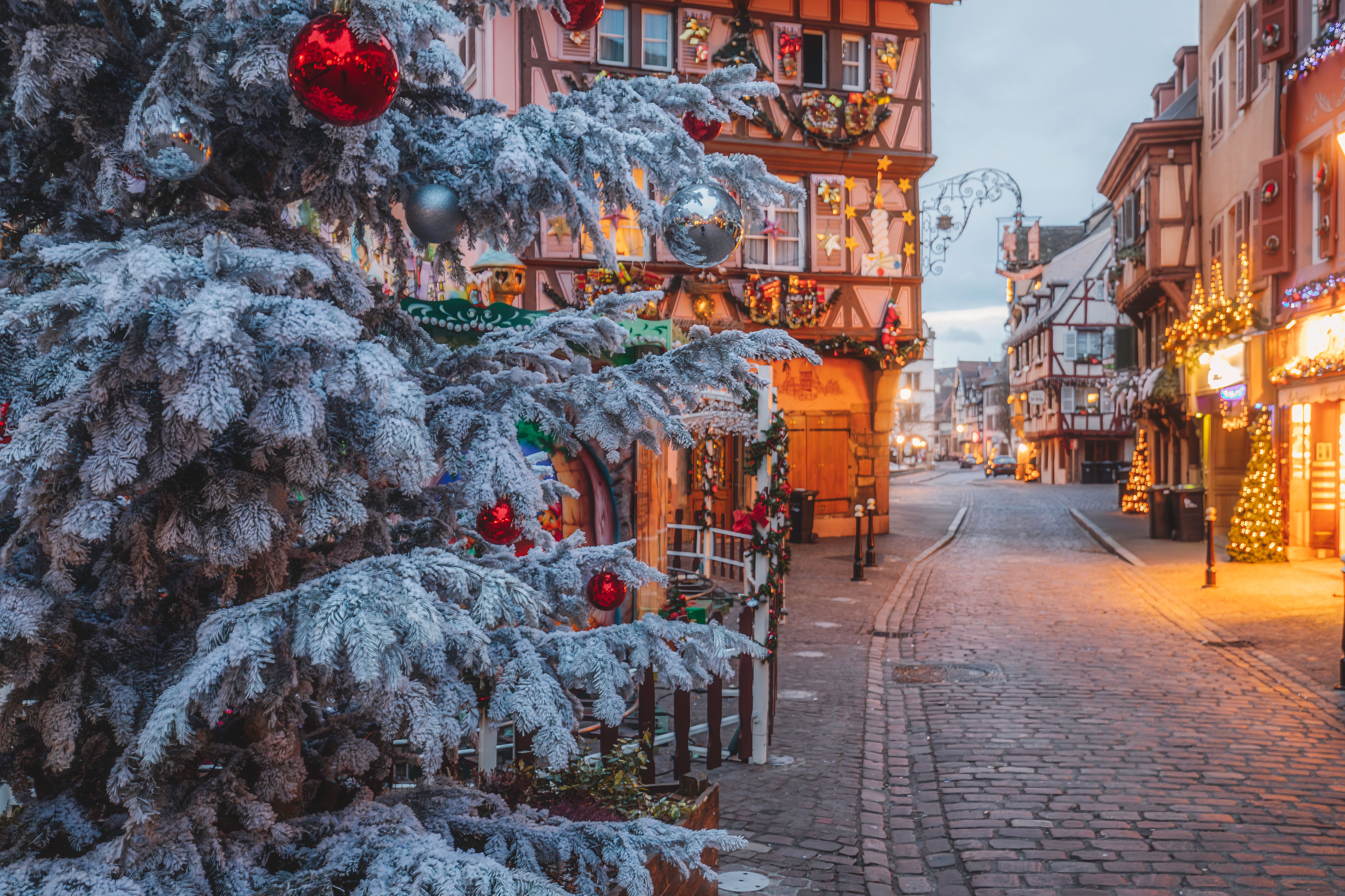 charming town winter