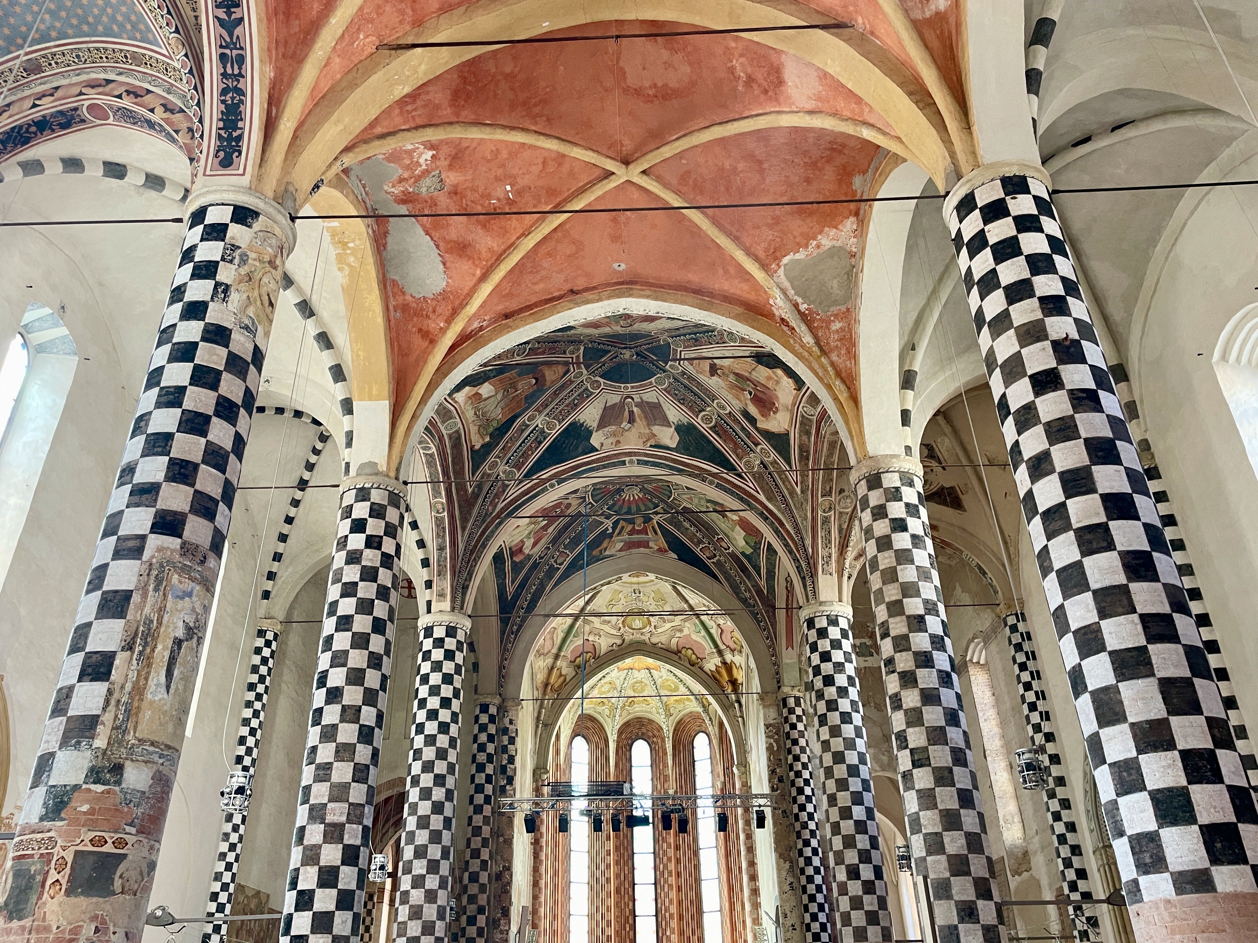 Interior of Chiesa di San Domenico, Alba, Piedmont, Italy.