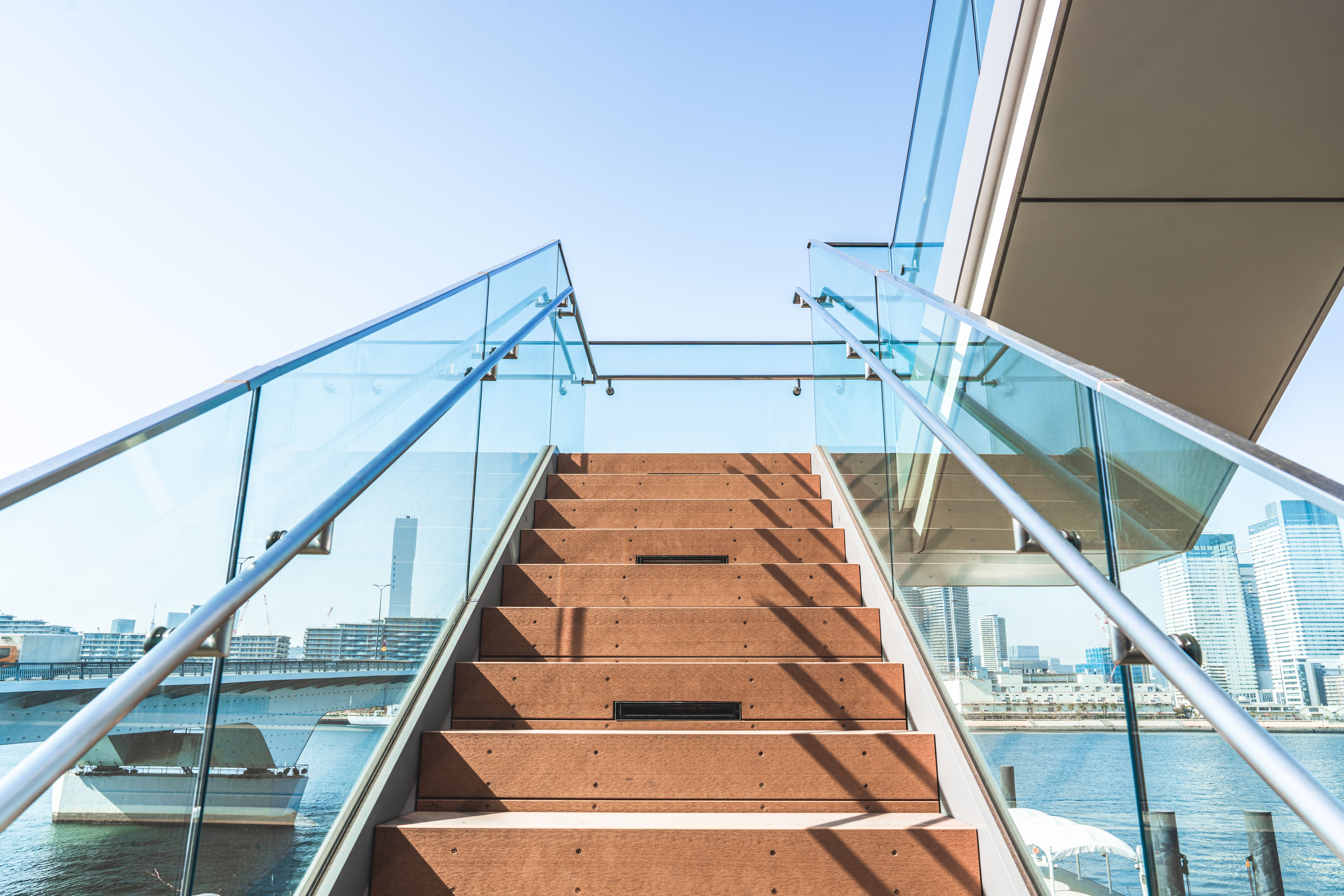 glass railing installation