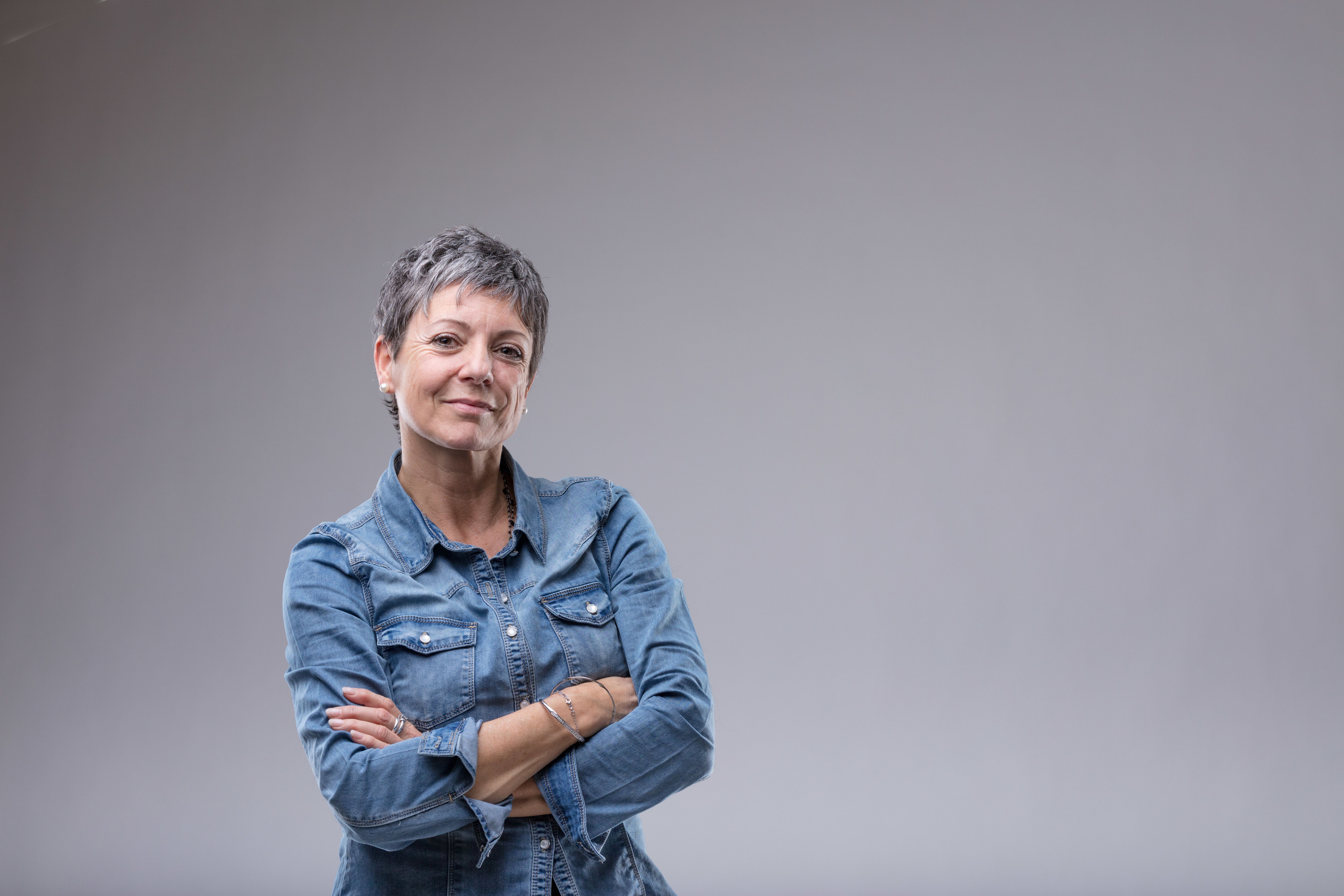 confident older woman
