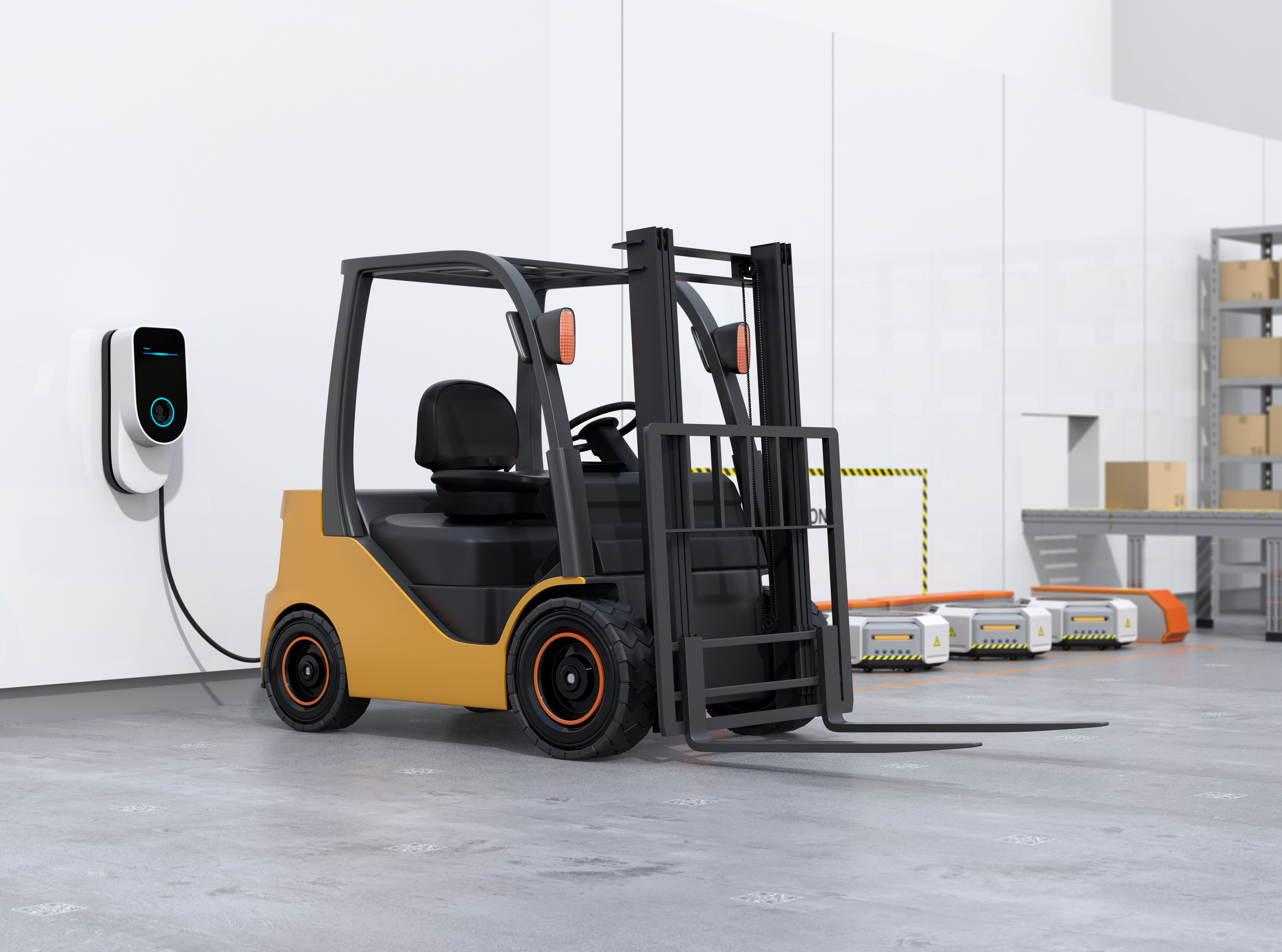forklift charging