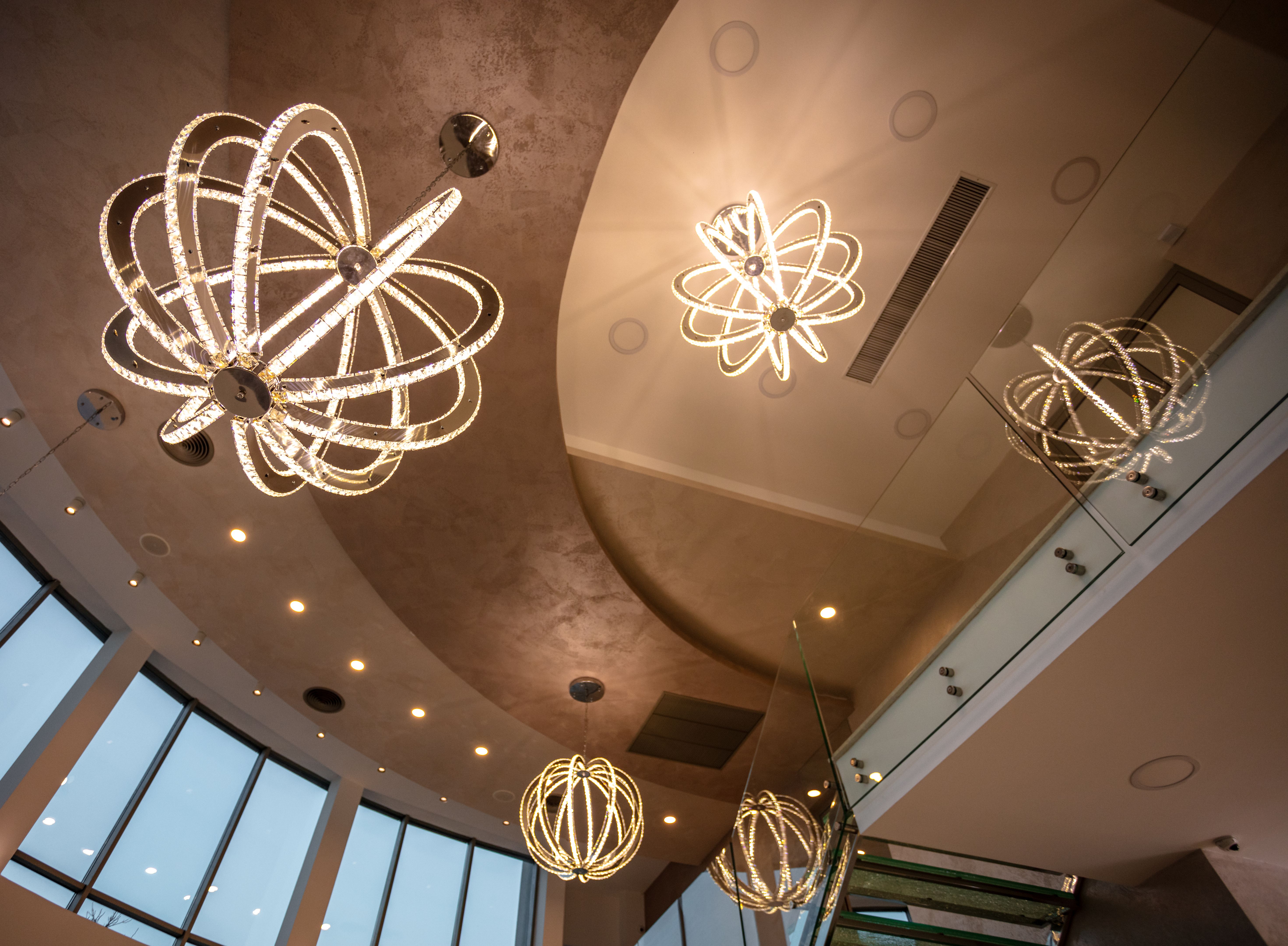 crystal chandelier interior