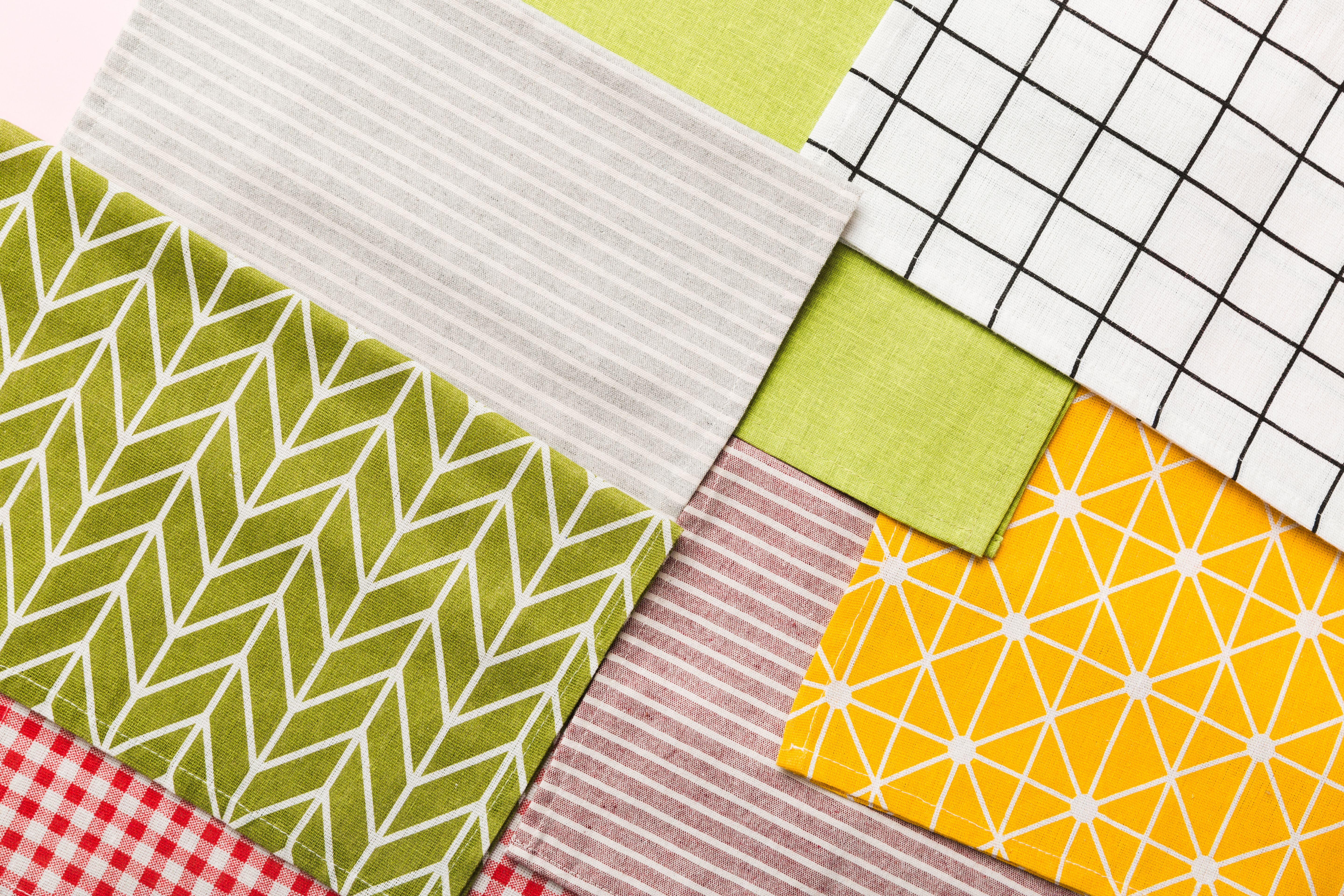 colorful cotton napkins