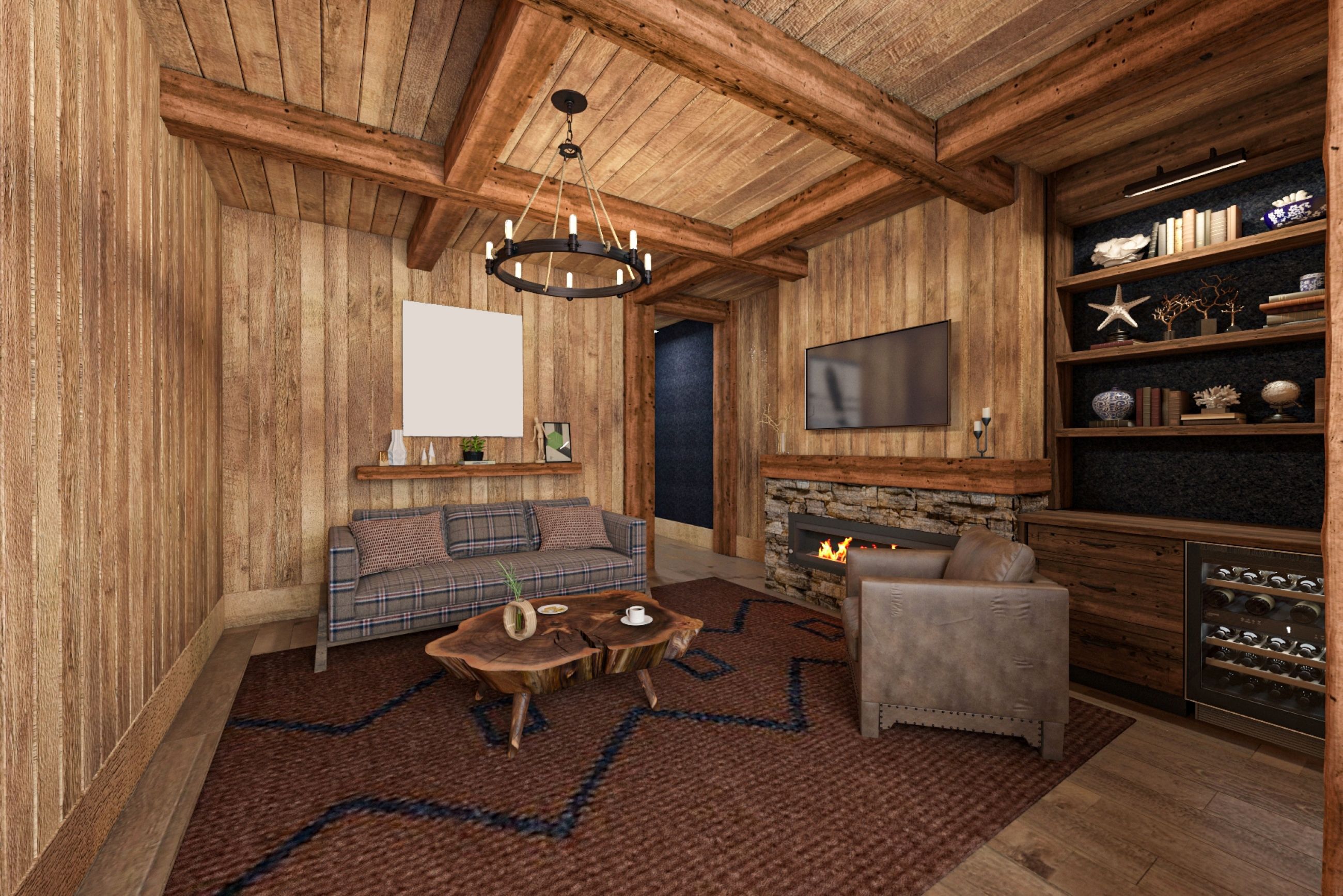 cabin interior