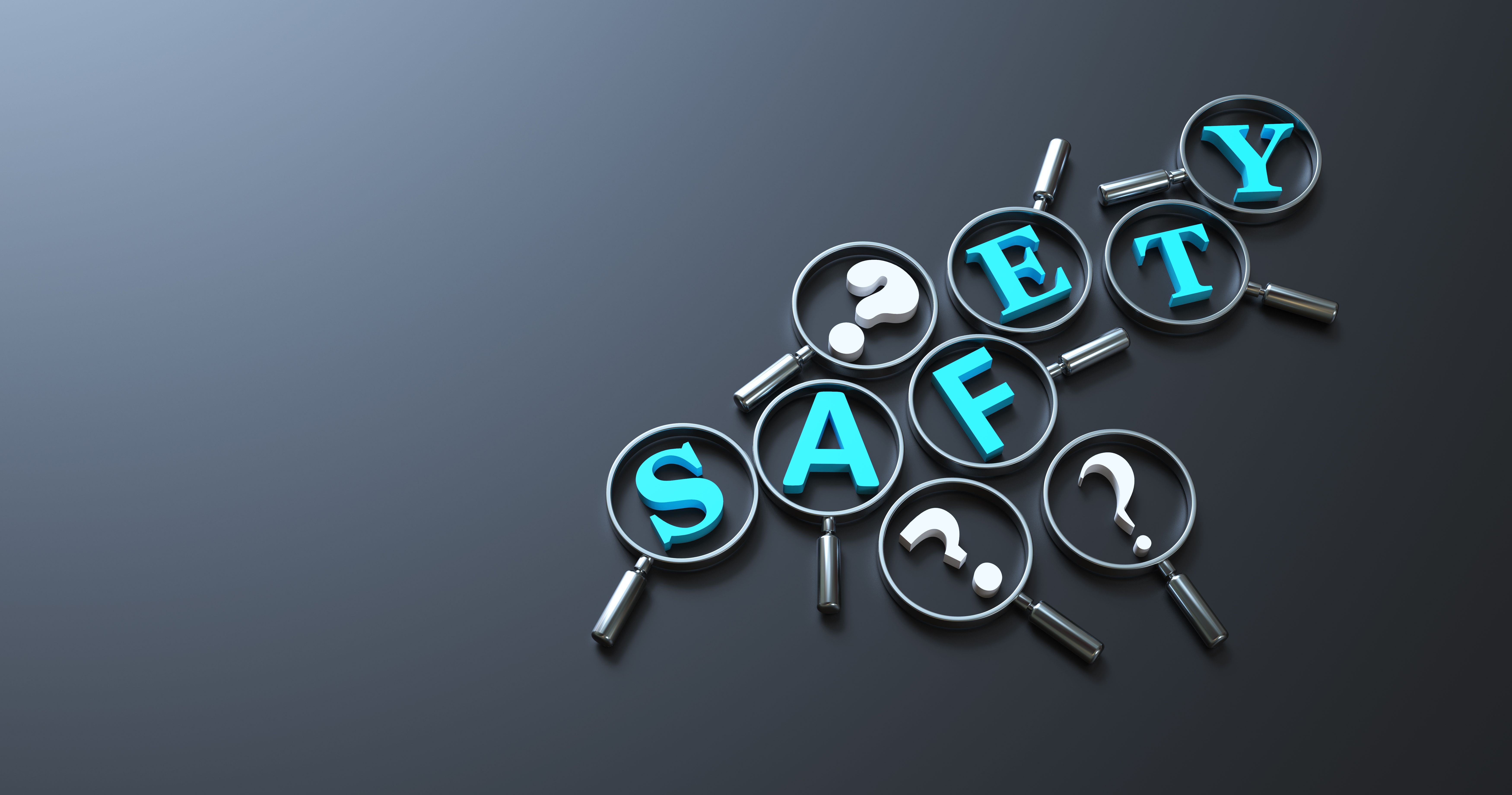 SAFETY - business financial concept