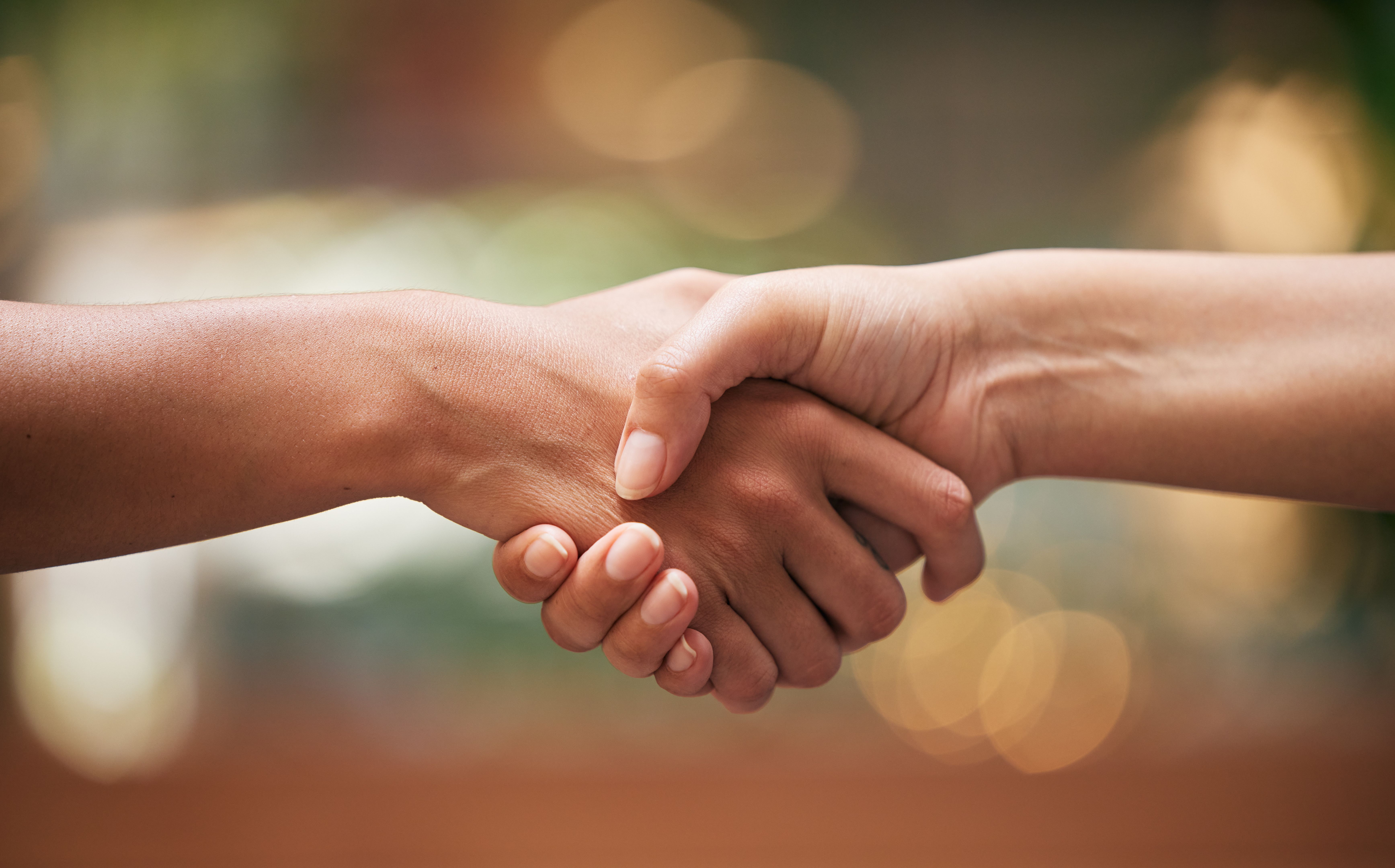 handshake women