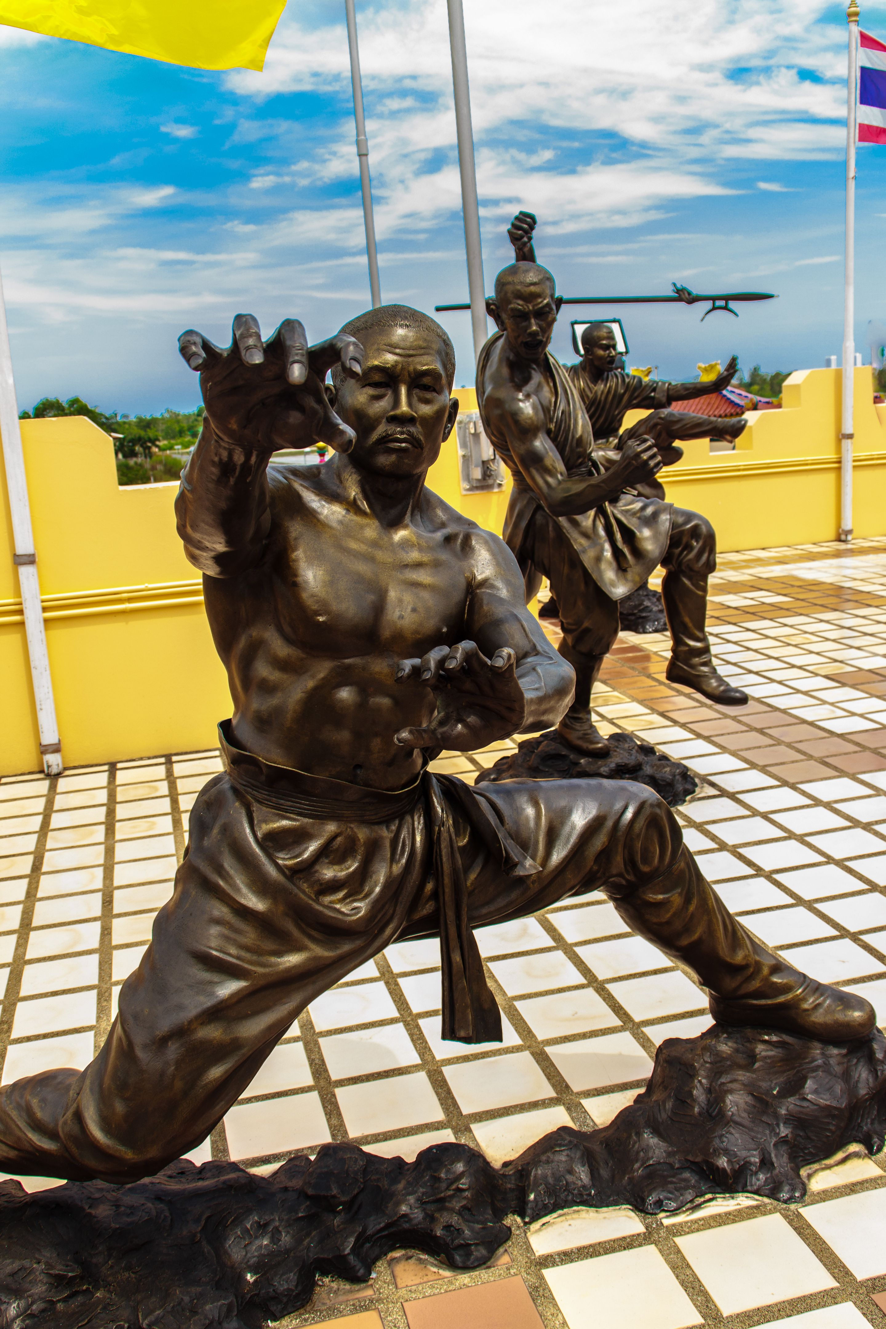 Beautiful Chinese's style sculptures at Anek Kusala Sala (Viharn Sien), Thai-Chinese temple in Pattaya, Thailand. It was built in 1987 and is one of popular tourist attractions