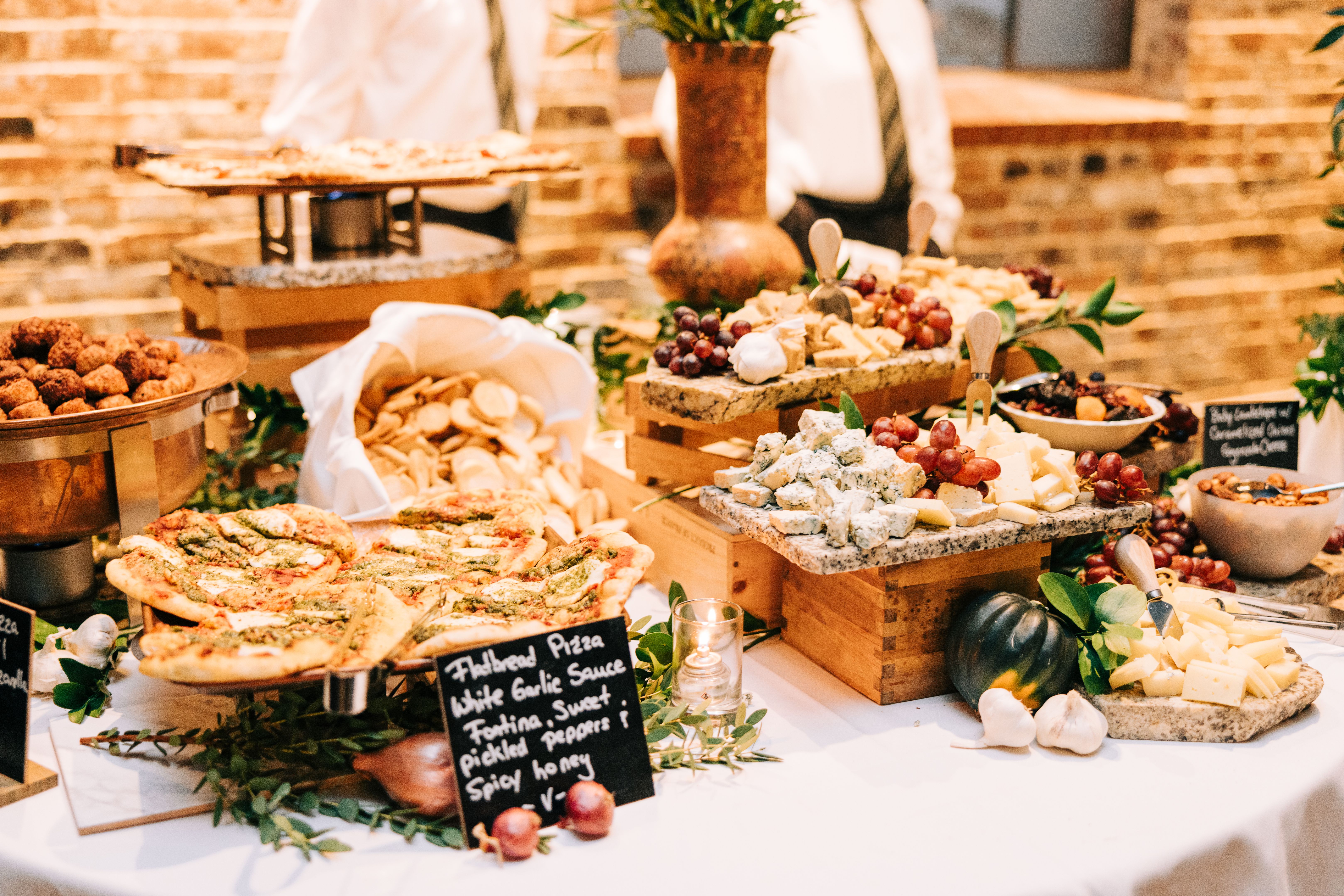 wedding food station