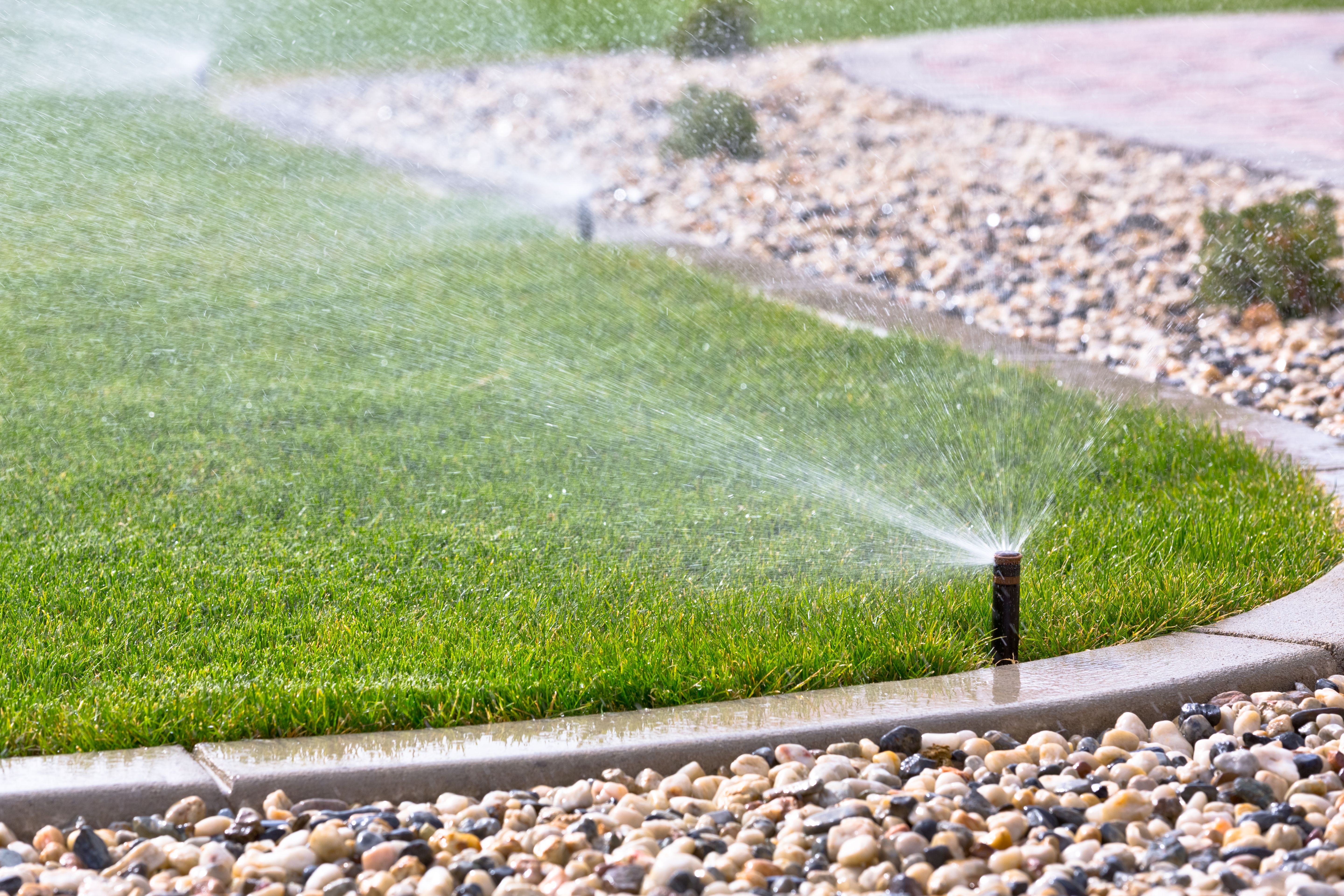 sprinkler system lawn