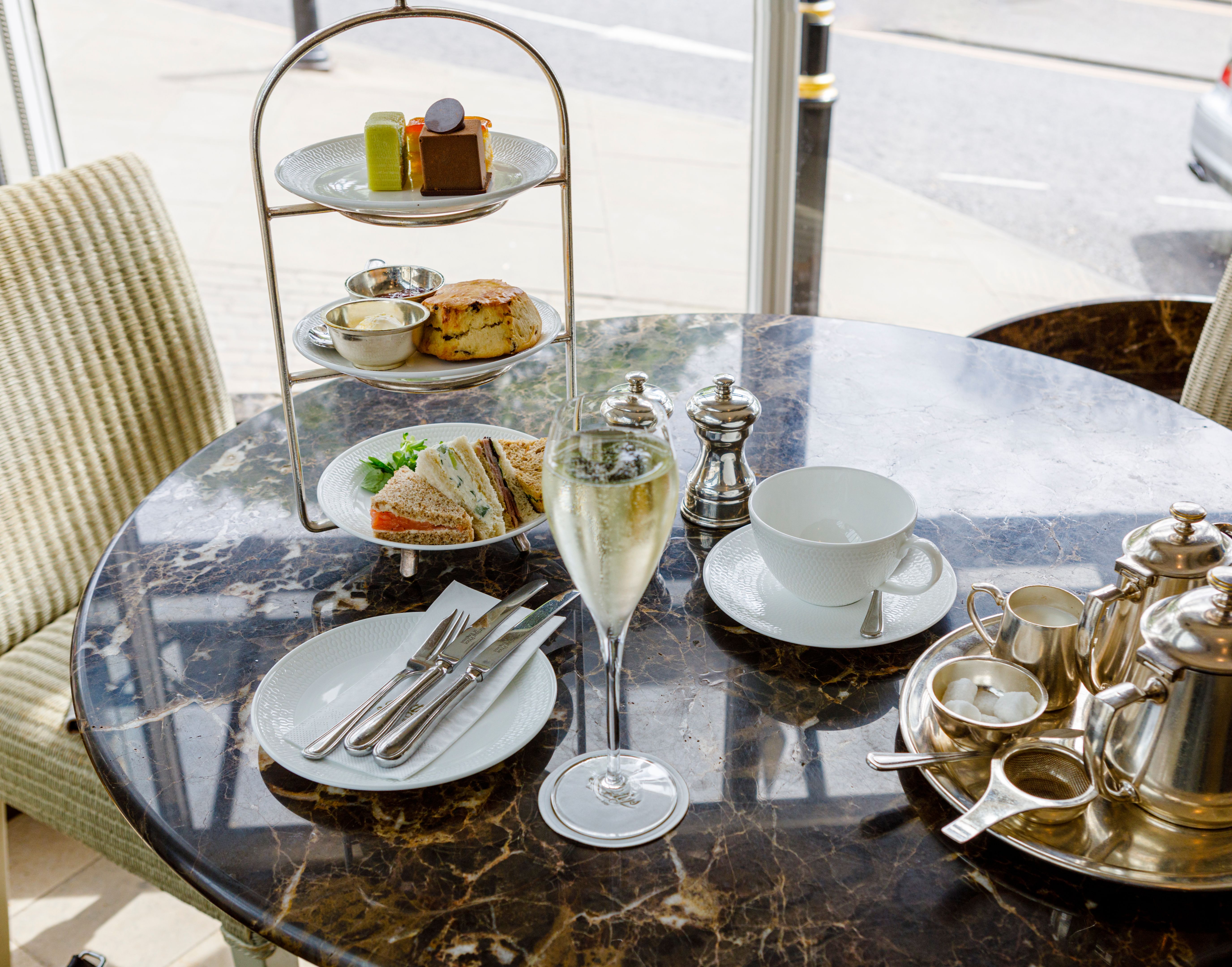 afternoon tea table setup