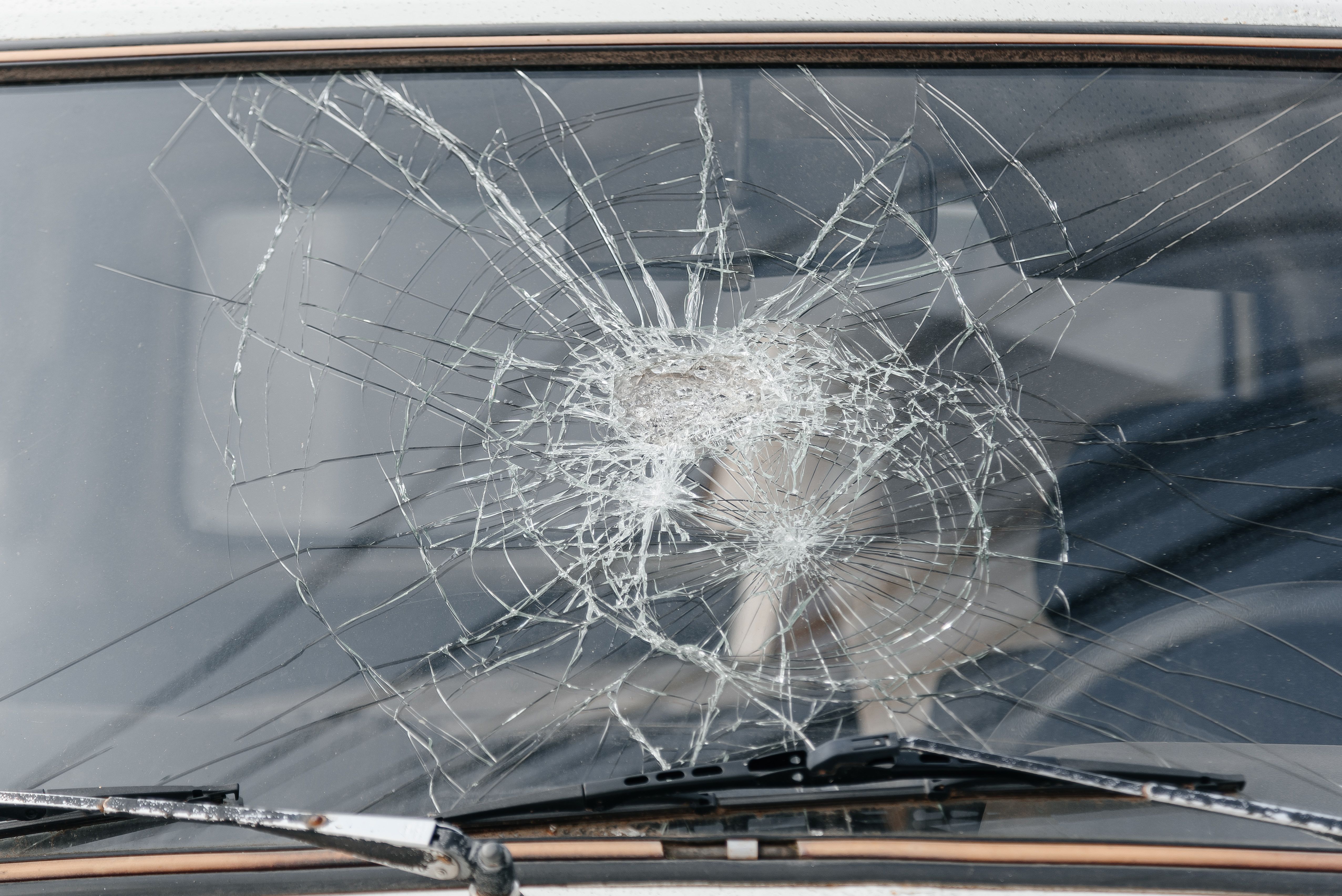 cracked windshield