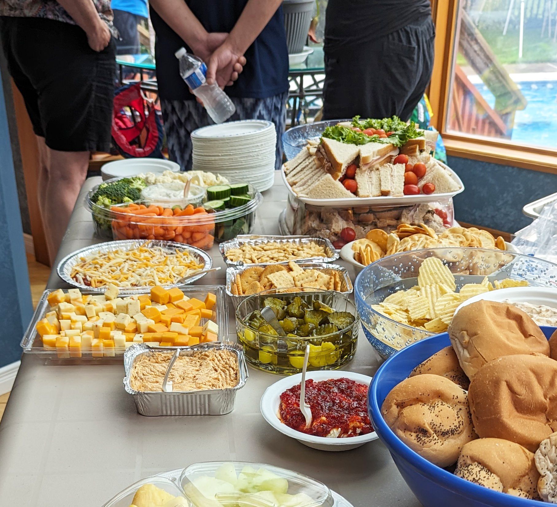 small gathering food