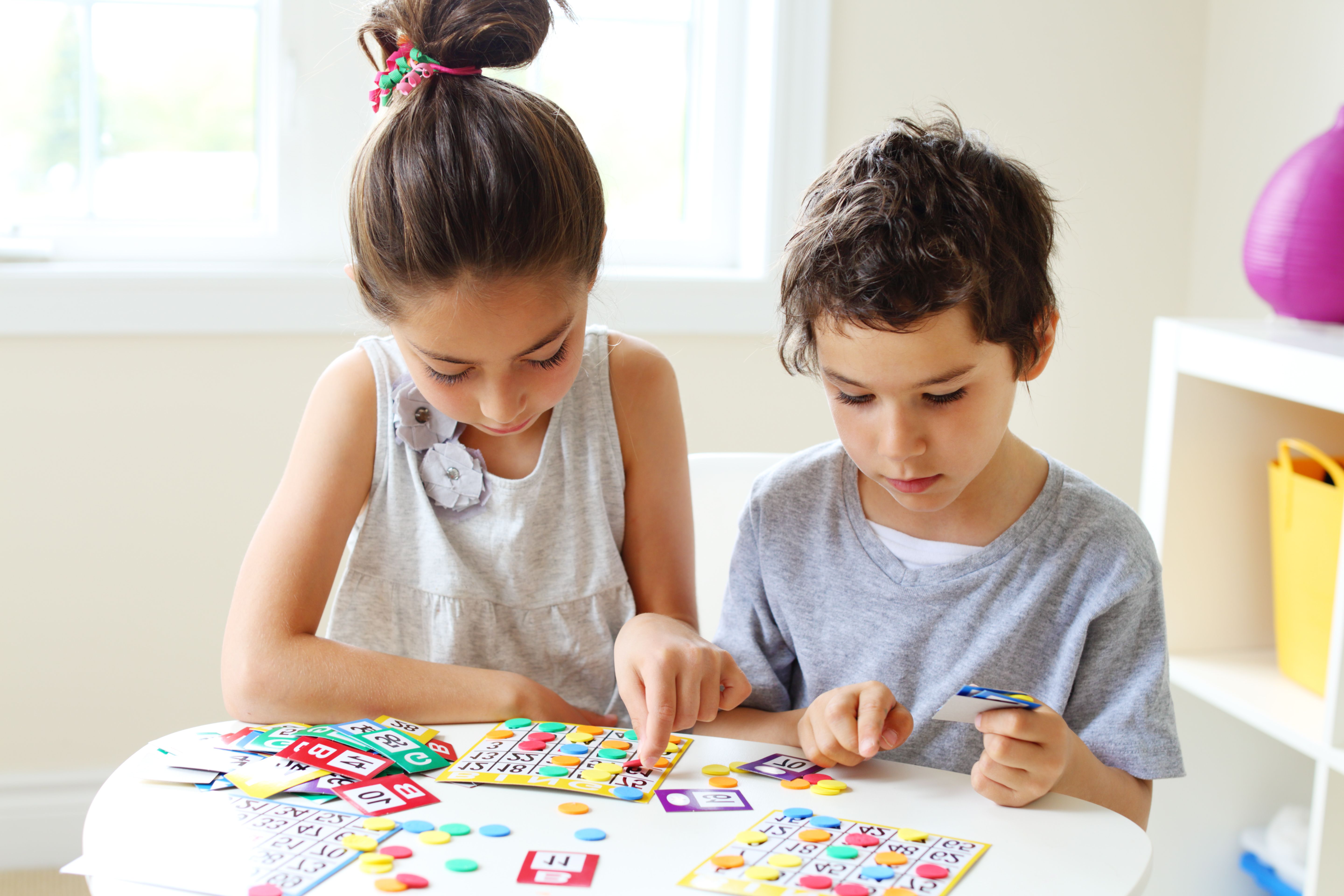 children playing games