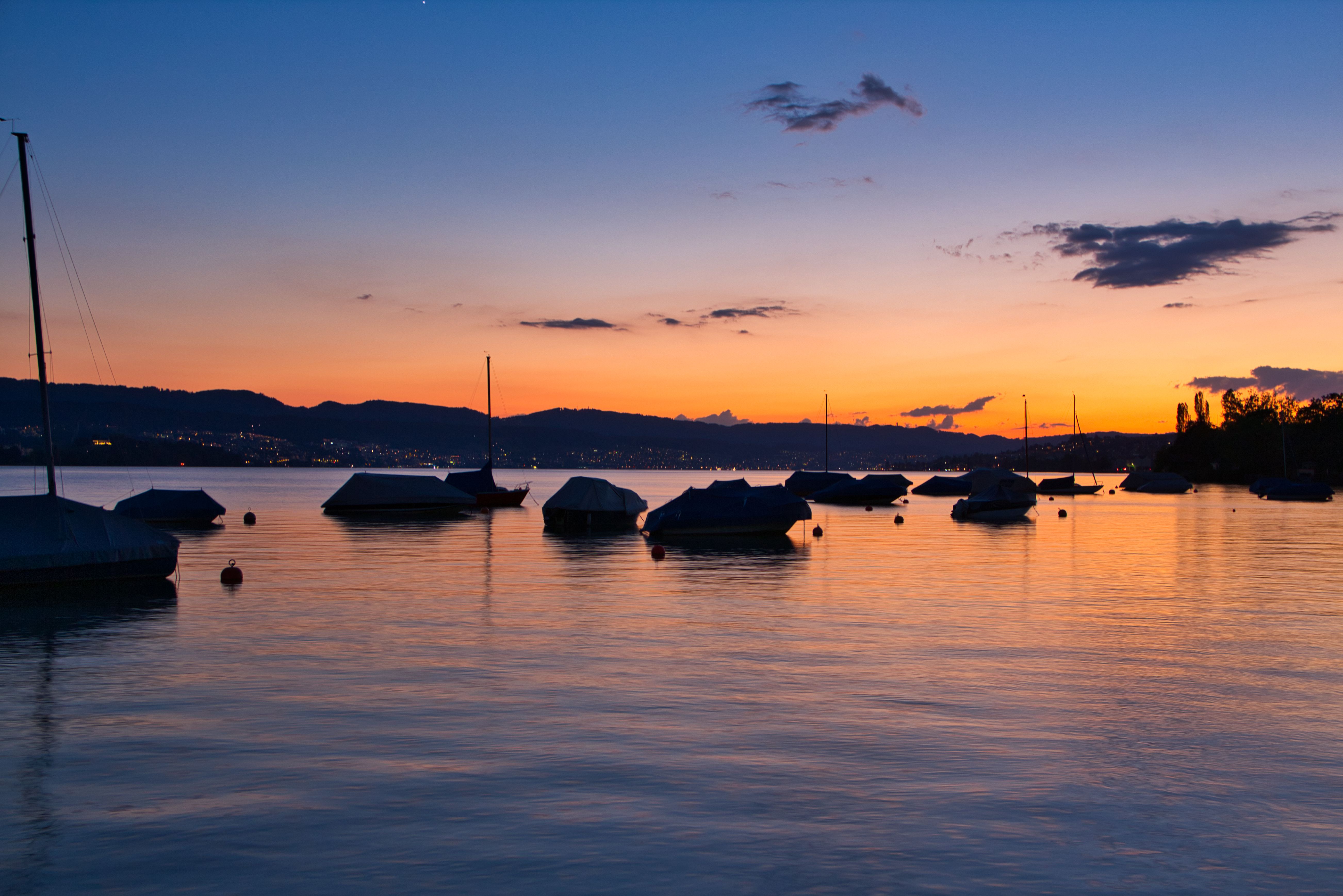 zürichsee sunset