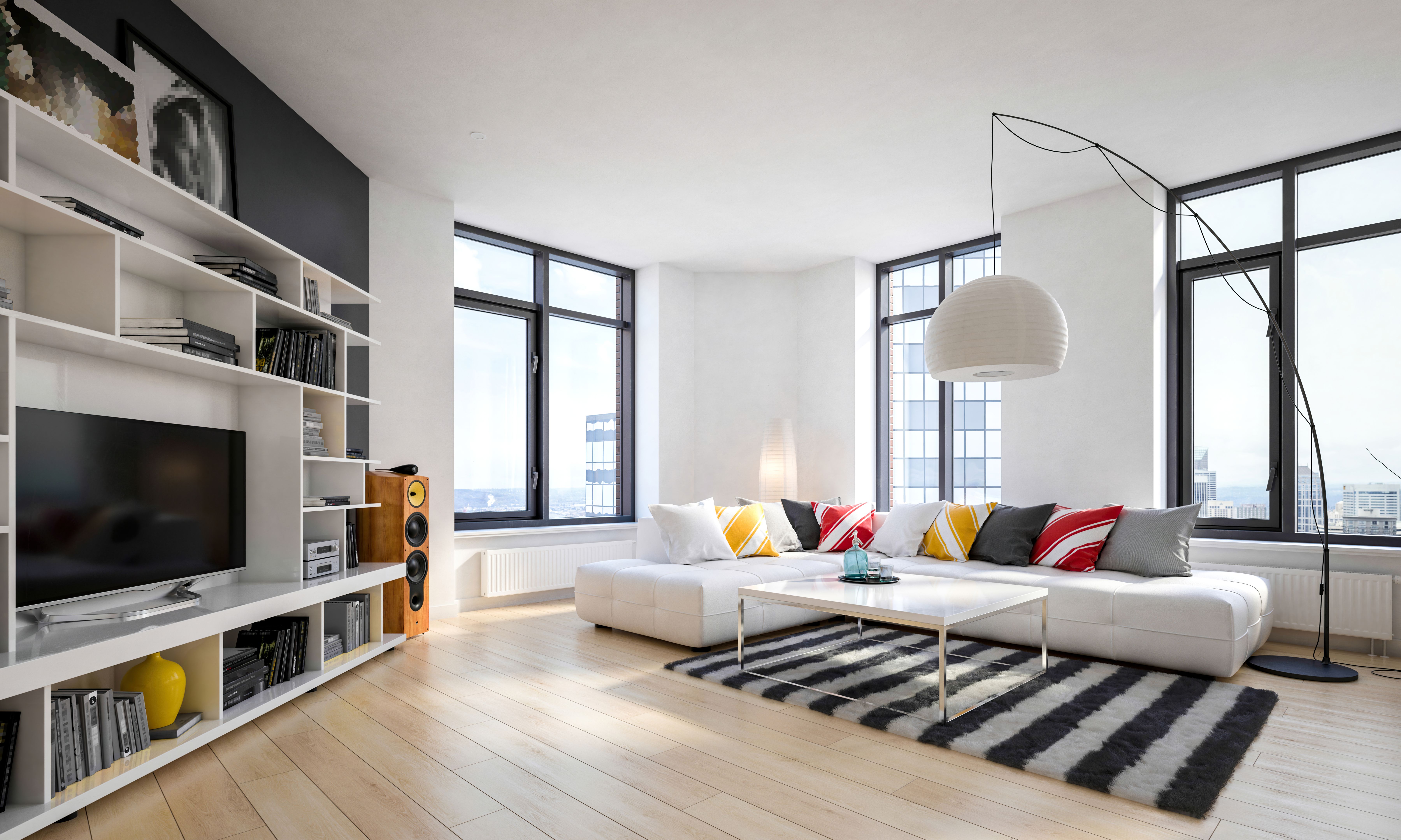 modern minimalist living room