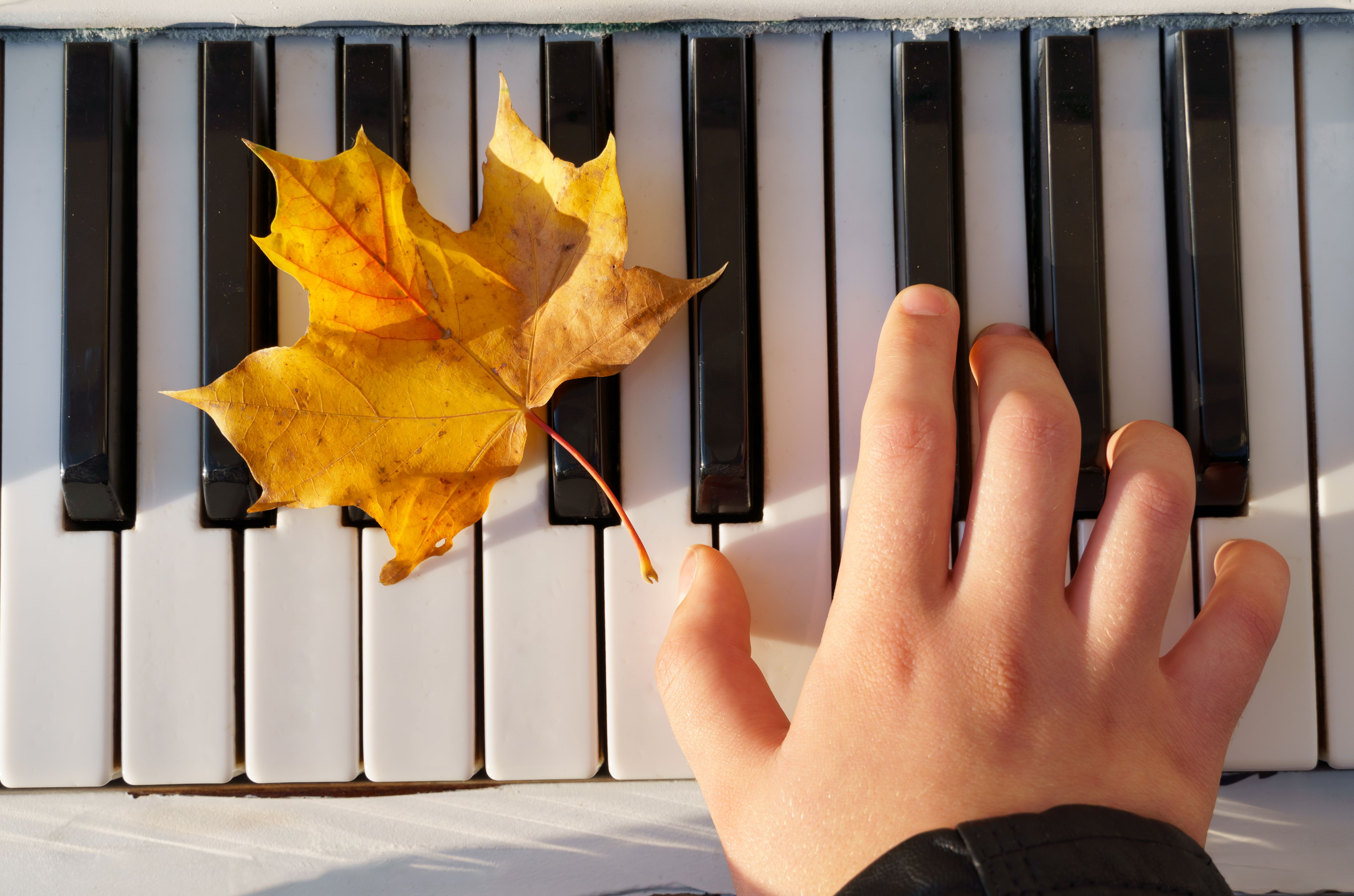autumn leaves piano