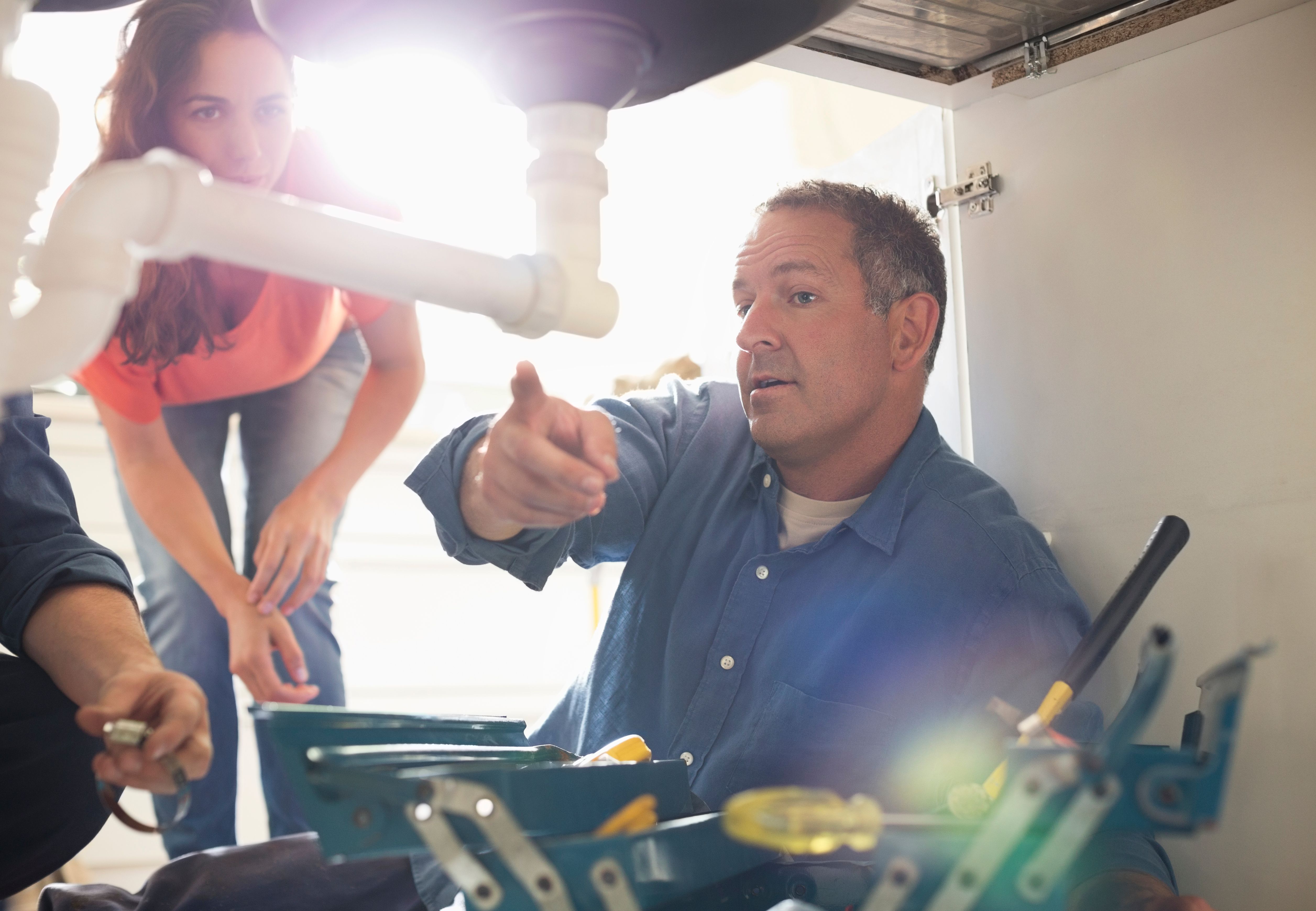 plumber working