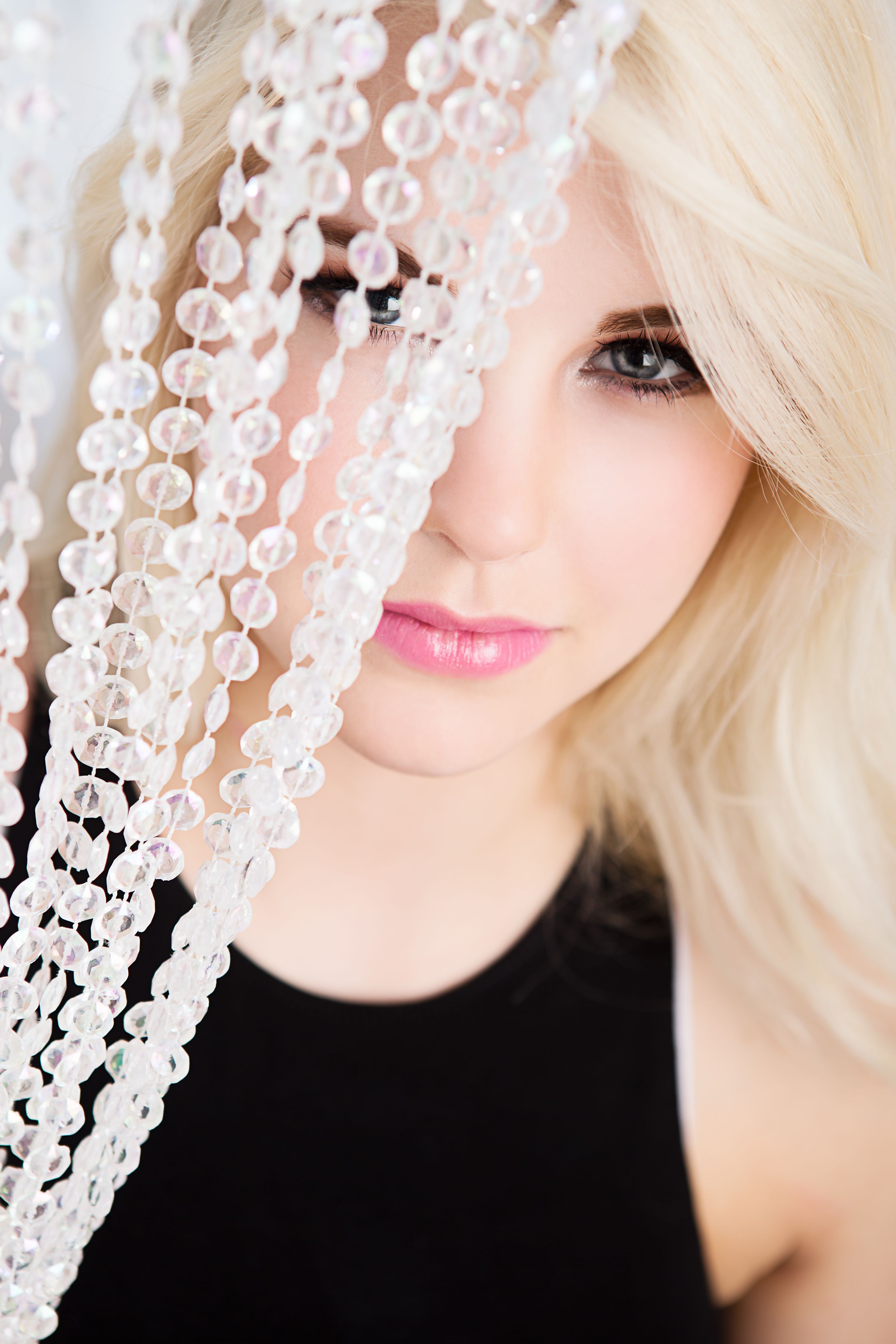 Portrait of beautiful teenage fashion model