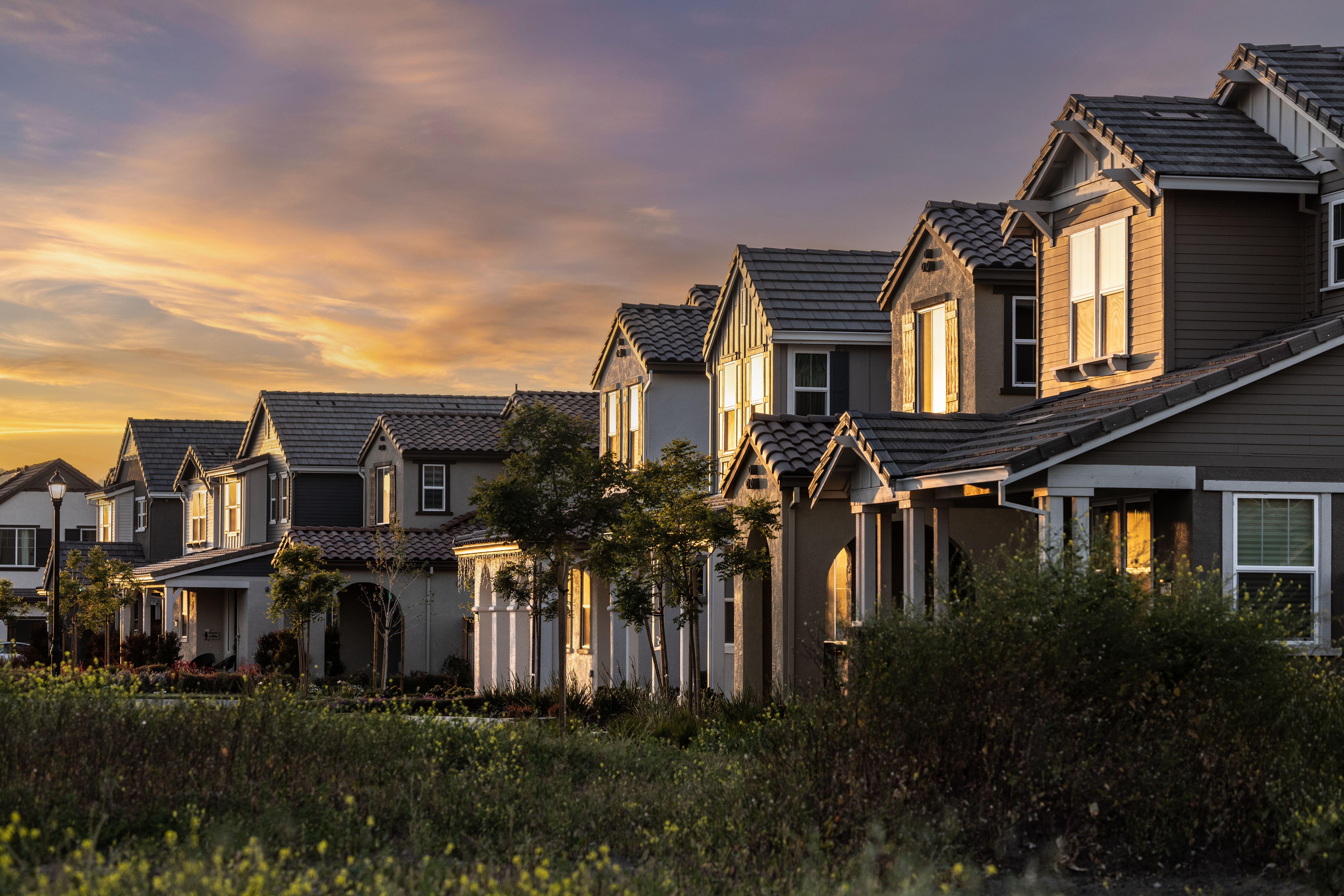 suburban home california