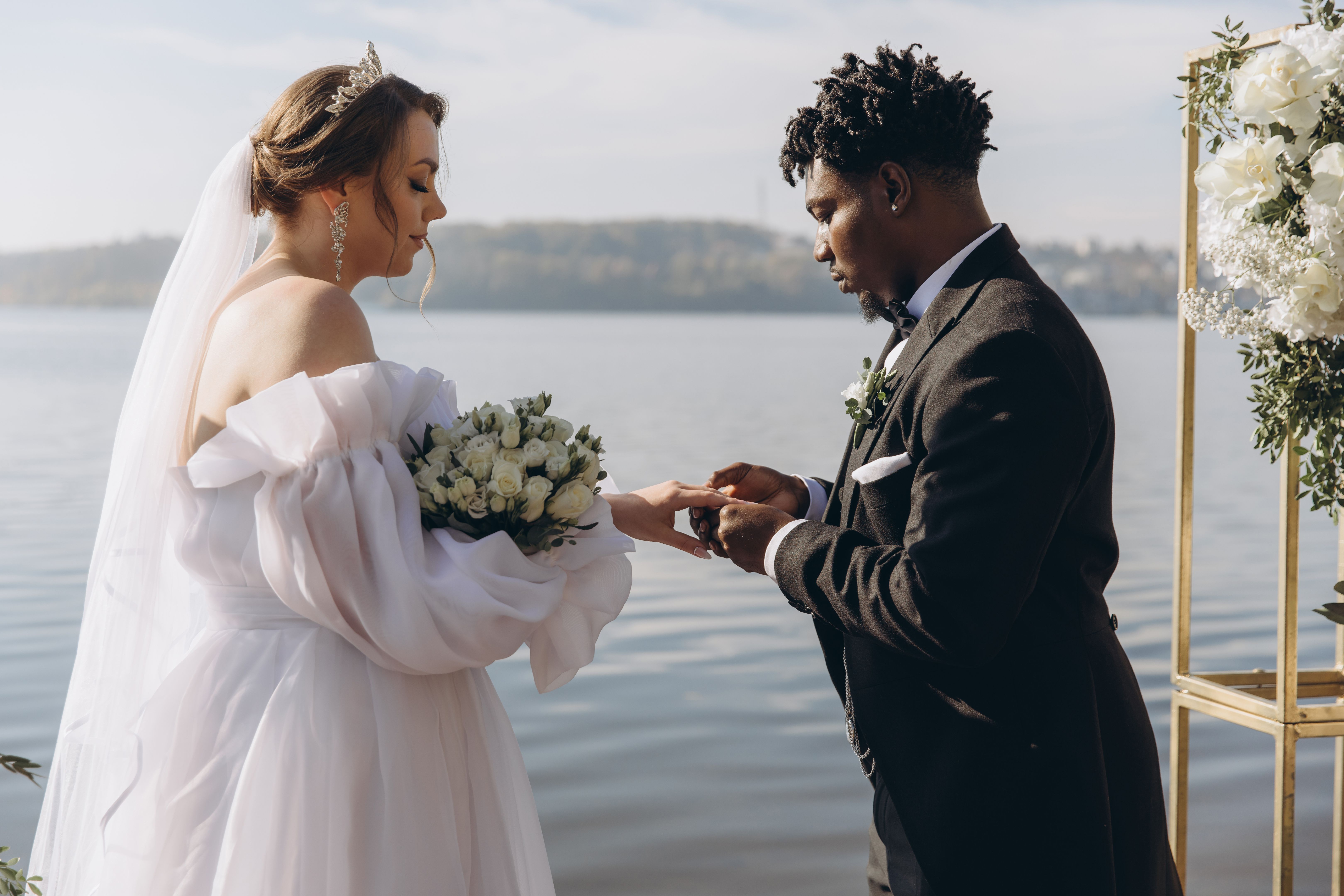 bride and groom planning