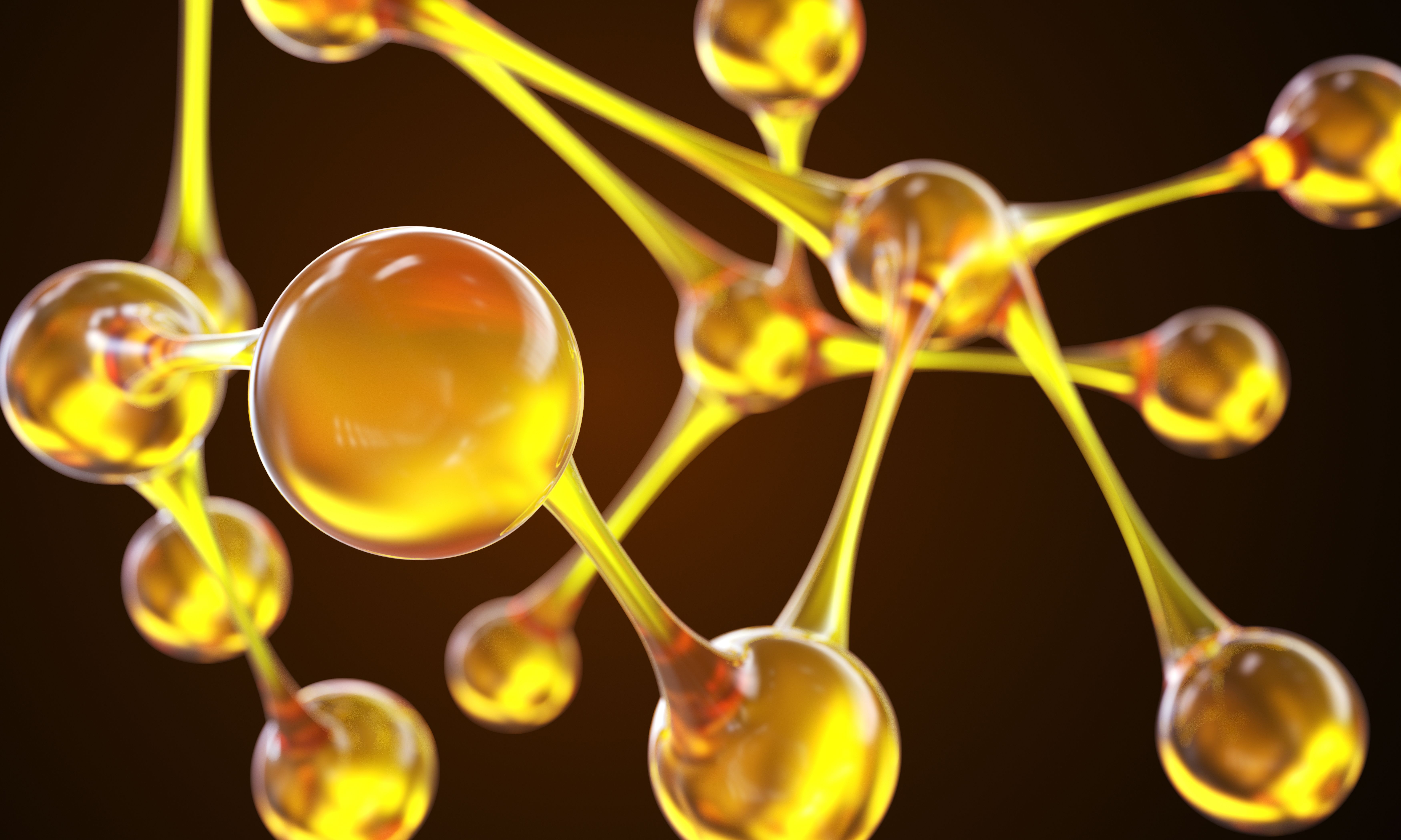 Science or medical concept. Molecular structure on dark background Science or medical concept. Molecular structure on dark background